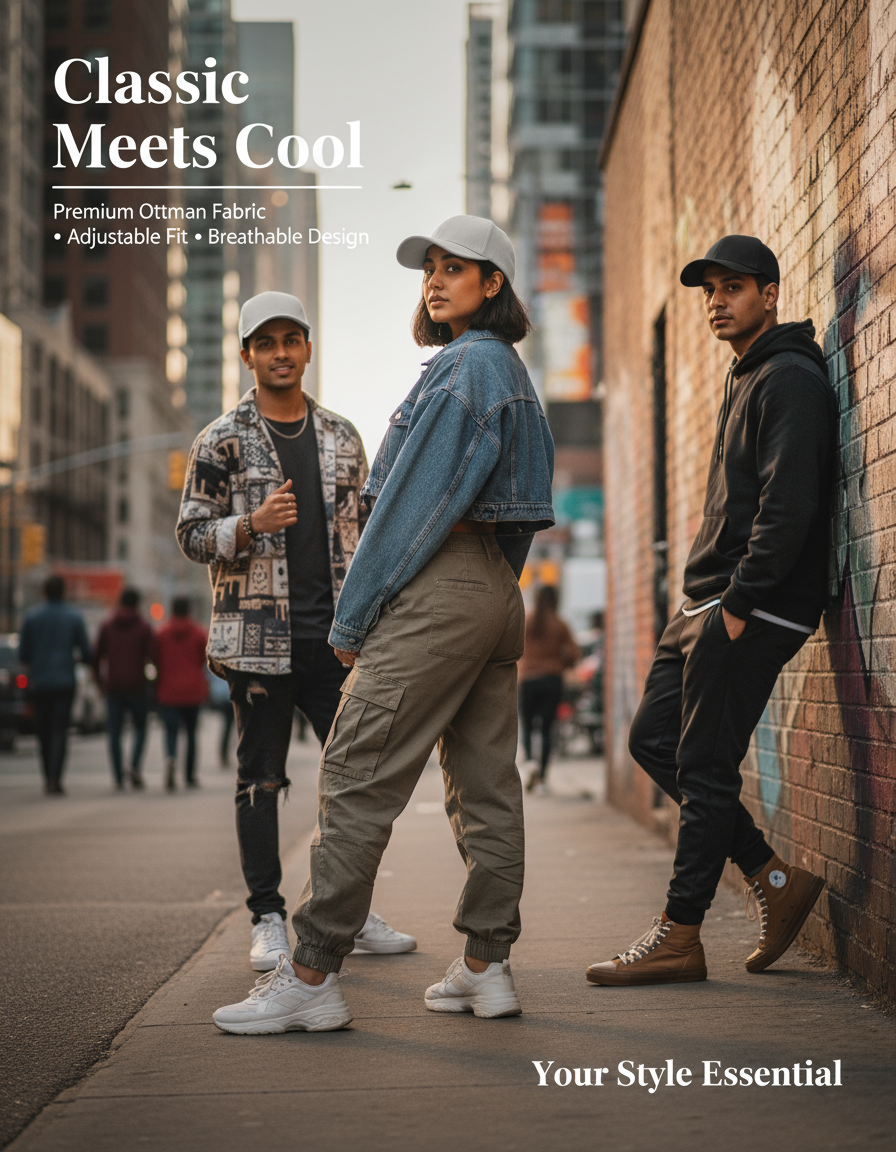 Baseball Cap Urban Ad Banner