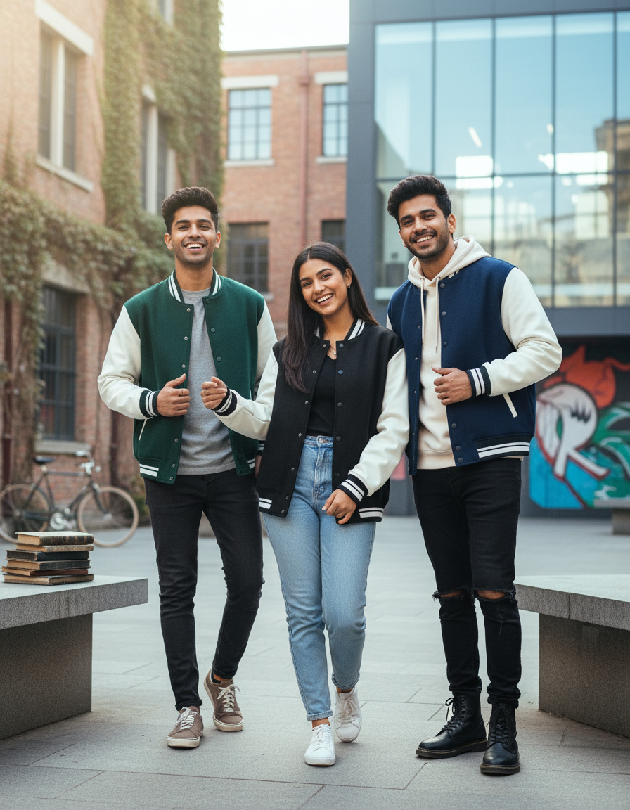 Varsity Jacket Promotional Banner