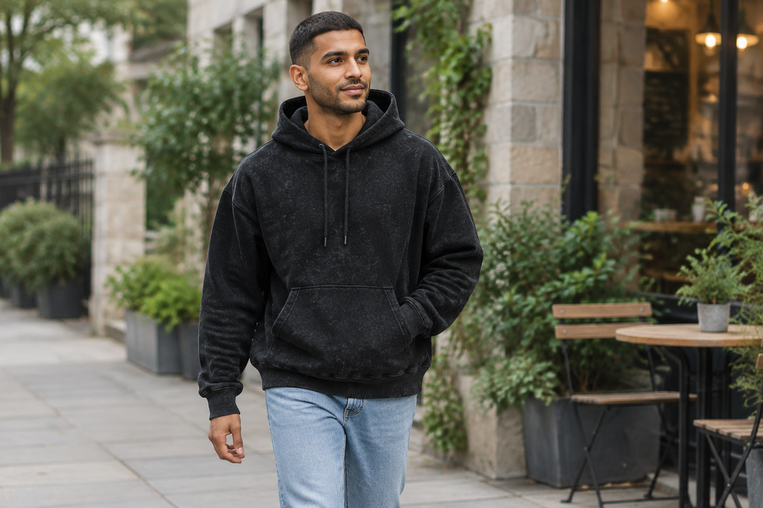 How to Style an Acid-Washed Hoodie: Texture Without the Noise