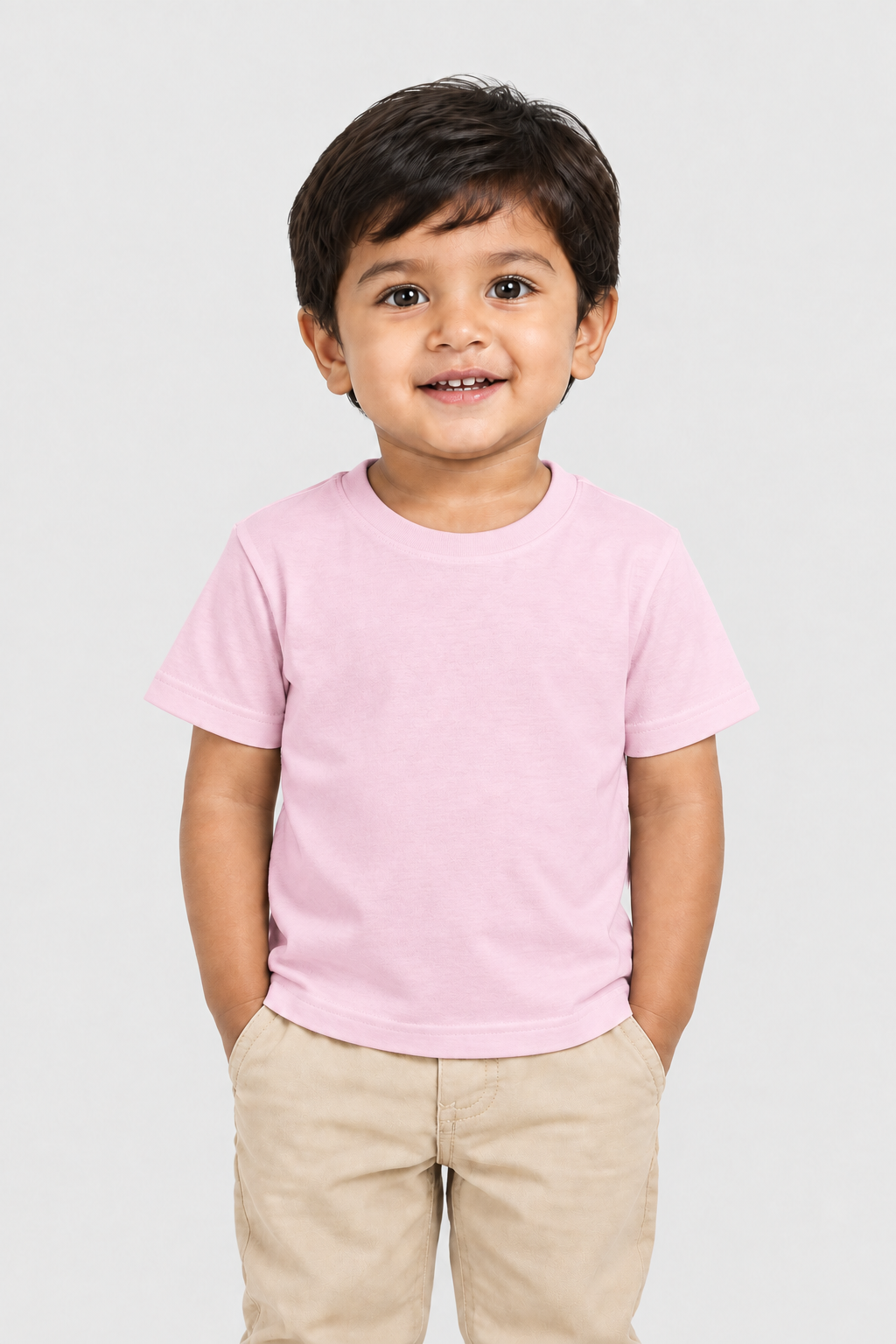 Boy's Crew Neck T-Shirt (0–47 Months) - Personalized