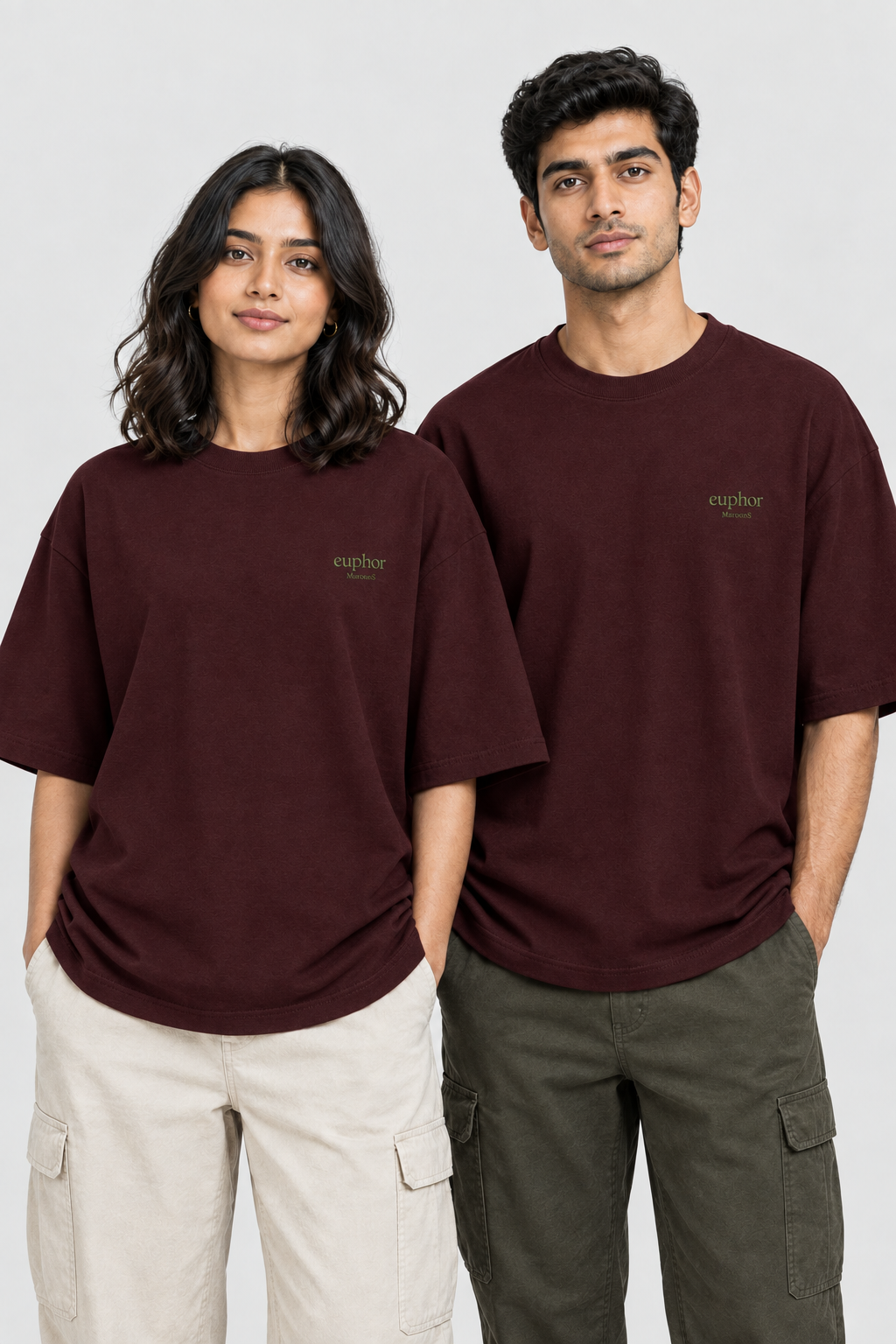 Unisex Oversized Classic T-Shirt - Stickerei: Signatur