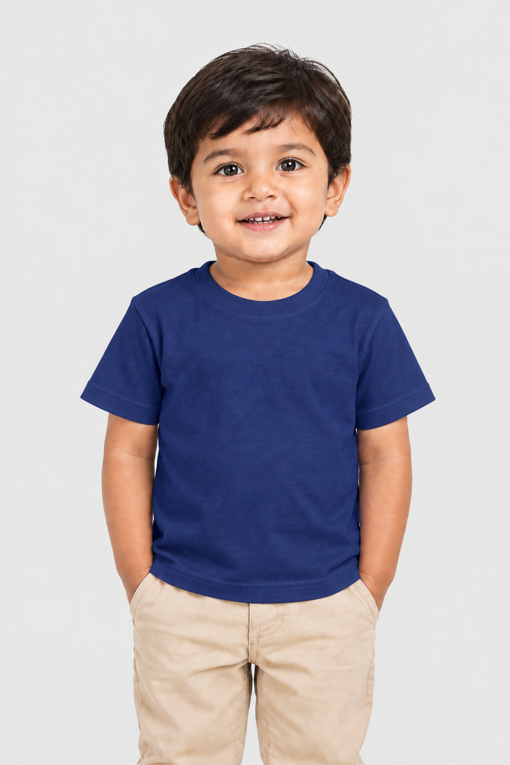 Boy's Crew Neck T-Shirt (0–47 Months) - Personalized