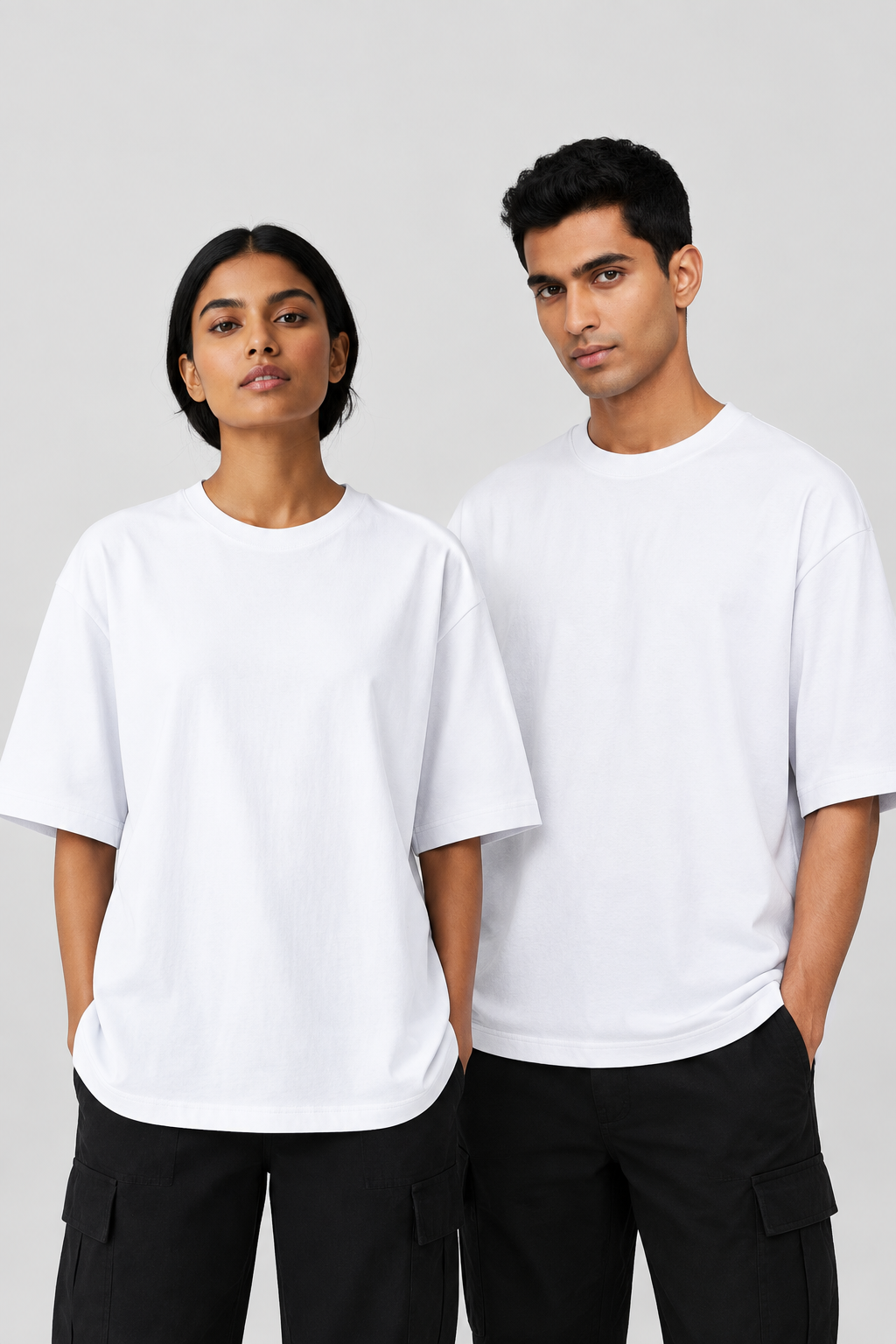 Plain Oversized Cotton T-Shirt for Men & Women – 180 GSM