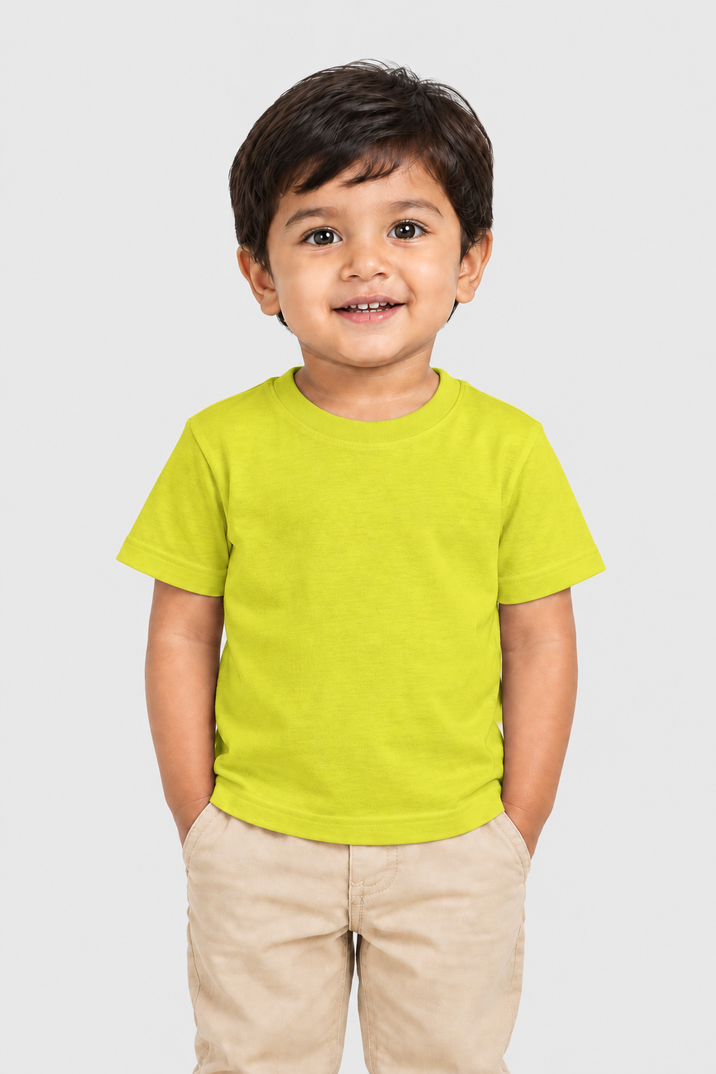 Boy's Crew Neck T-Shirt (0–47 Months) - Personalized