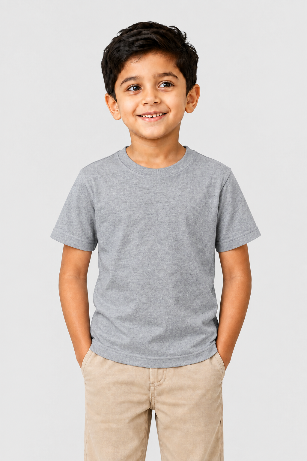 Boy's Crew Neck T-Shirt (7-11)Yrs - Personalized