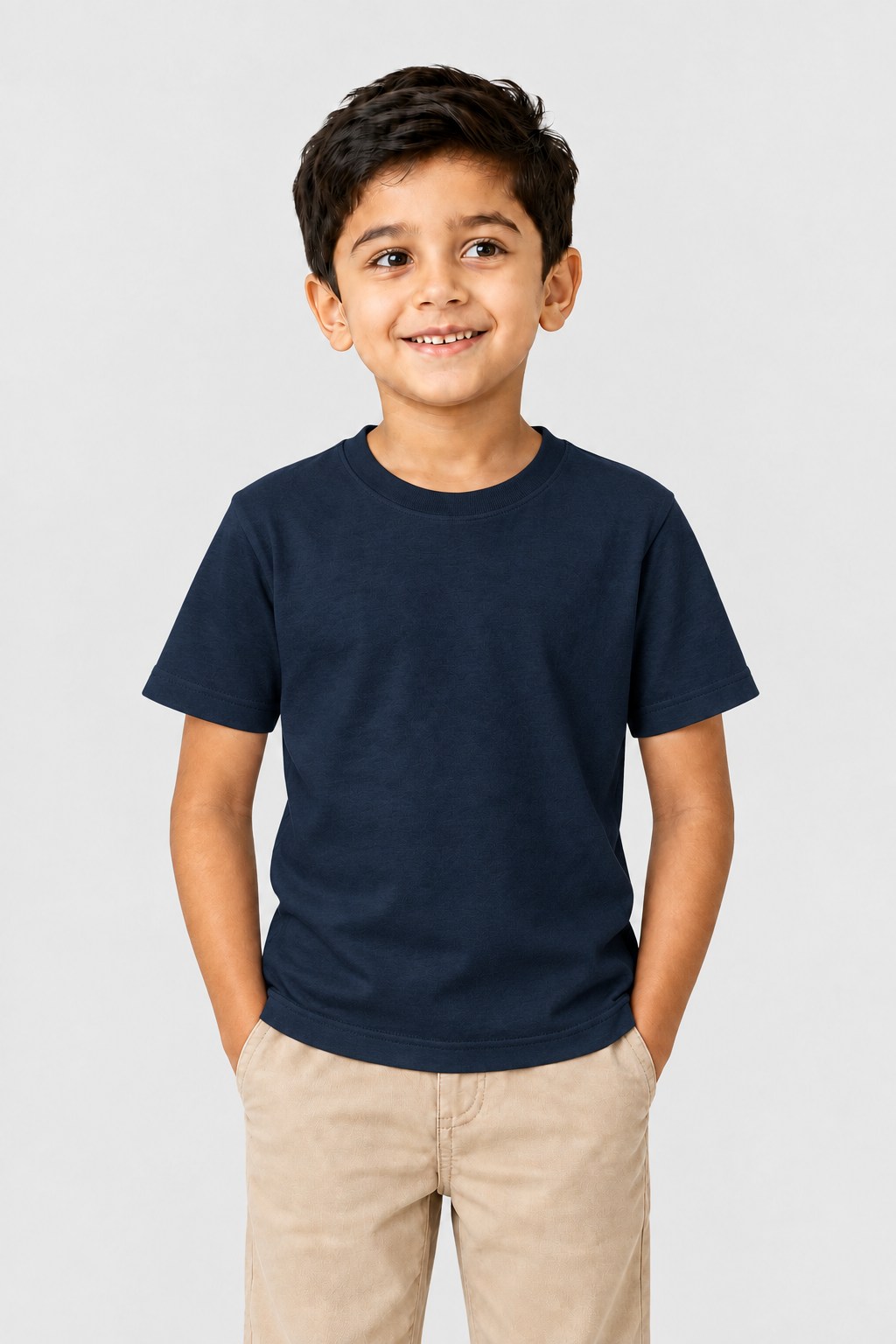 Boy's Crew Neck T-Shirt (7-11)Yrs - Personalized