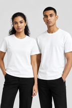 Plain Cotton Stretch T-Shirt for Men & Women
