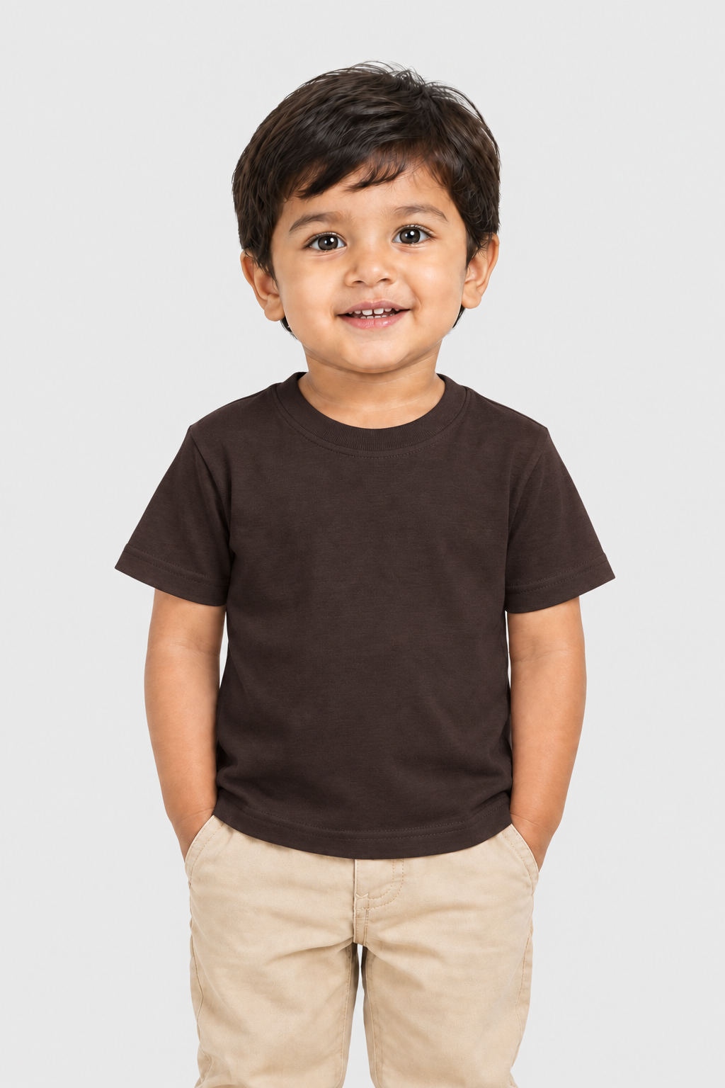 Boy's Crew Neck T-Shirt (0–47 Months) - Personalized