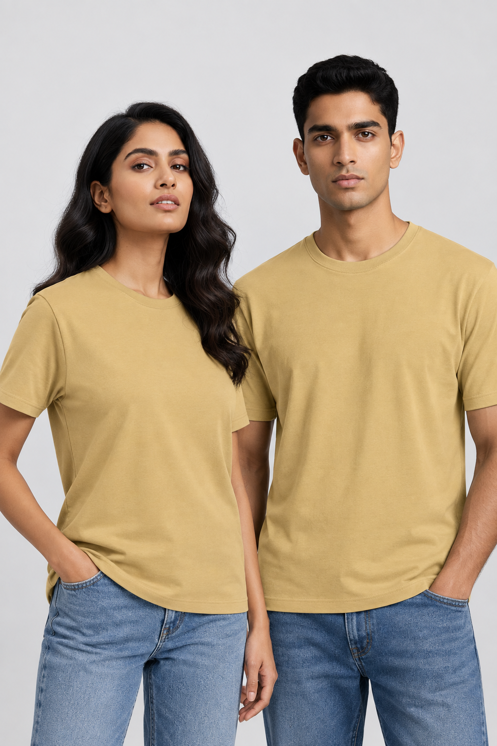 Plain Cotton Classic Crew Neck T-Shirt for Men & Women – 16 Colours, 180 GSM