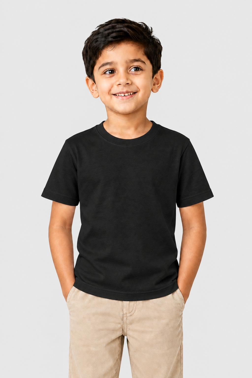 Boy's Crew Neck T-Shirt (7-11)Yrs - Personalized