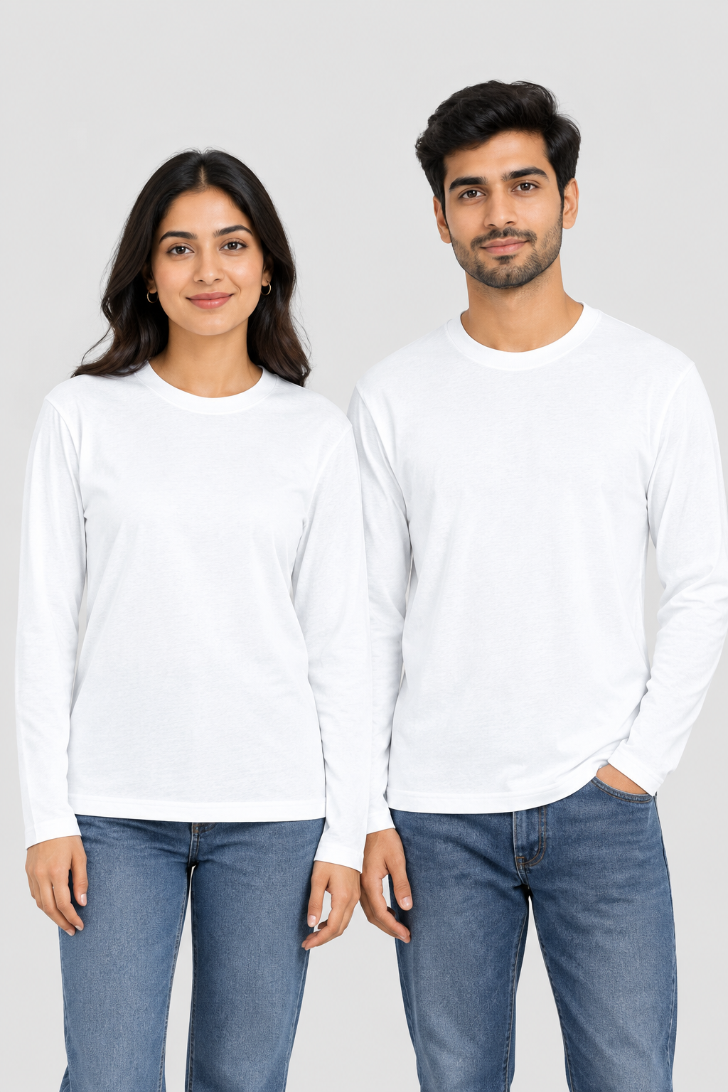 Cotton Full Sleeve T-Shirt for Men & Women – Regular Fit, 180 GSM