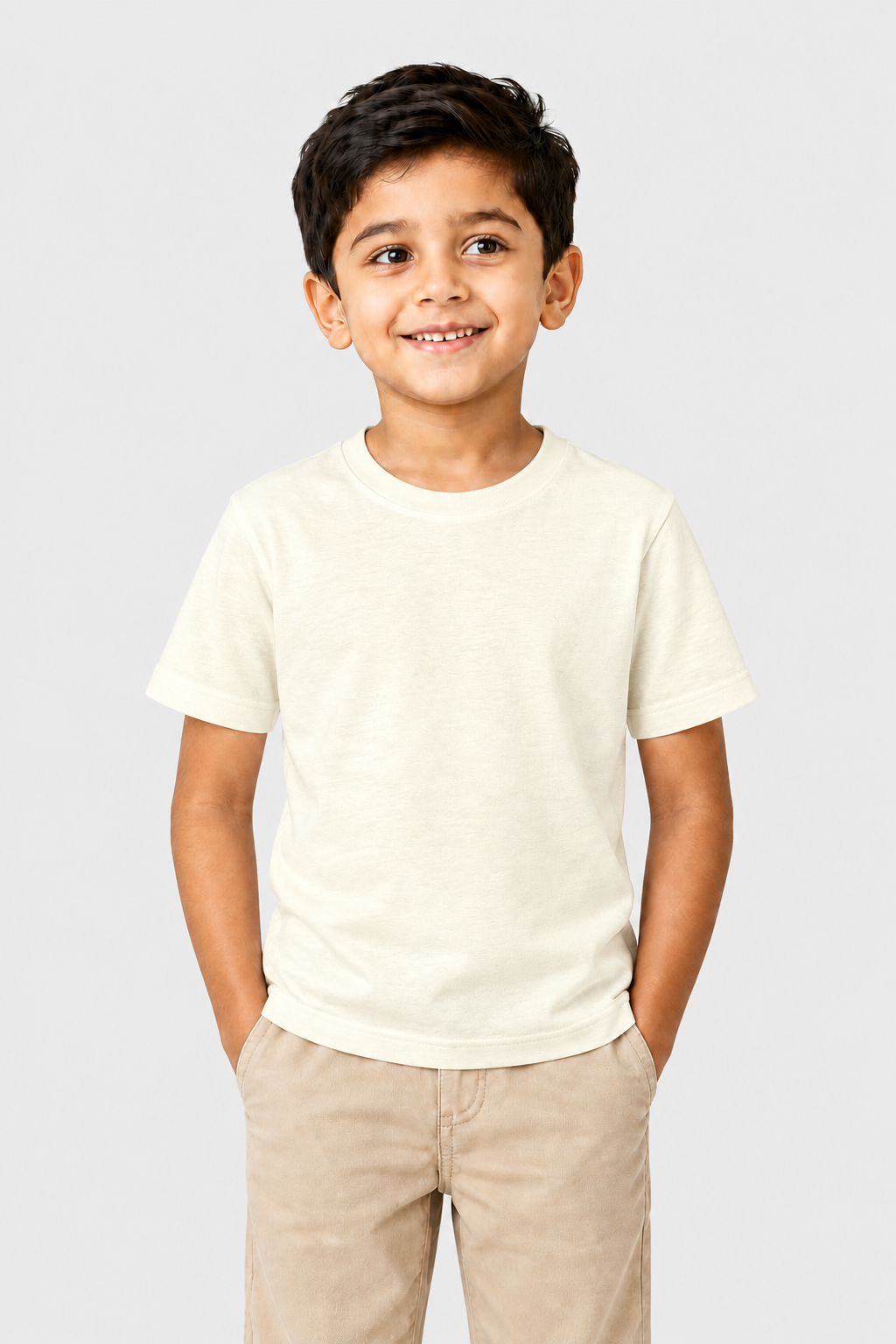 Boy's Crew Neck T-Shirt (7-11)Yrs - Personalized