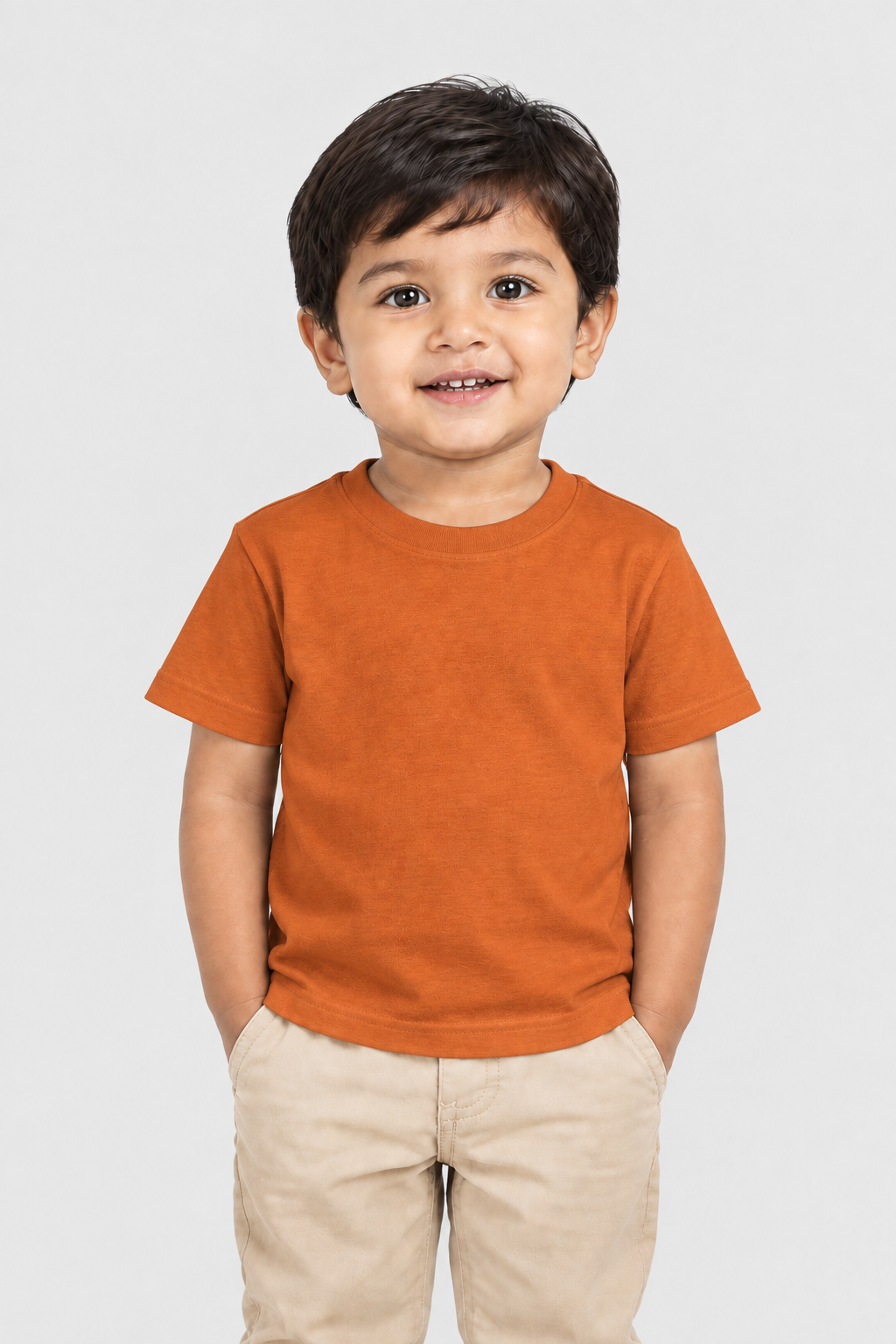 Boy's Crew Neck T-Shirt (0–47 Months) - Personalized