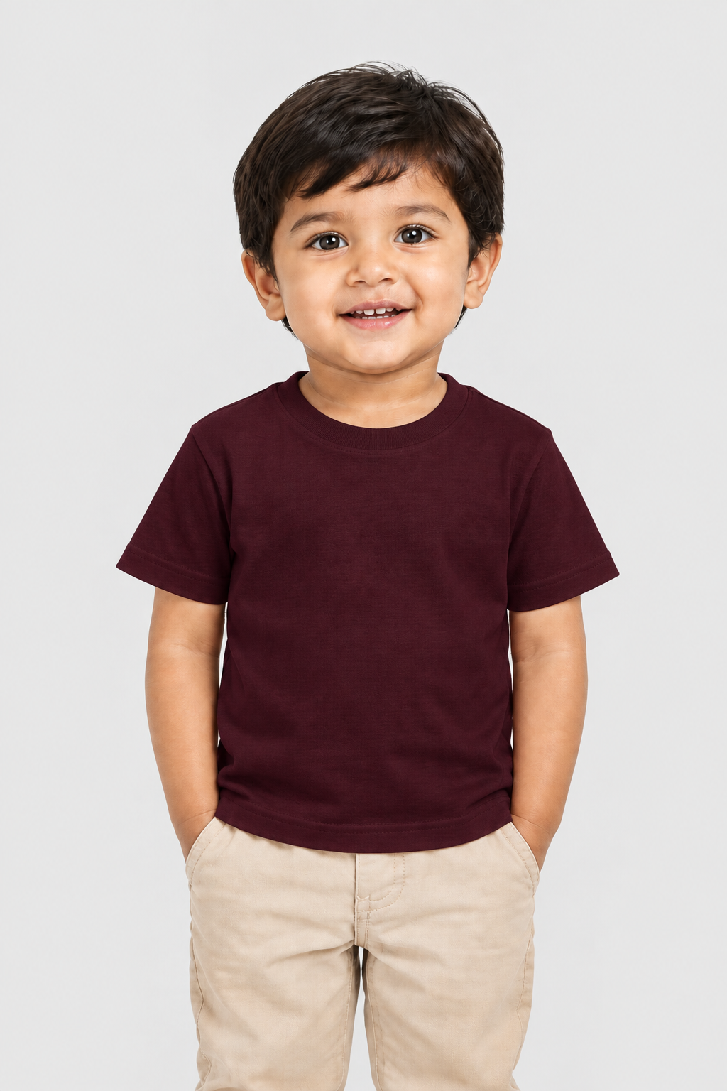 Boy's Crew Neck T-Shirt (0–47 Months) - Personalized