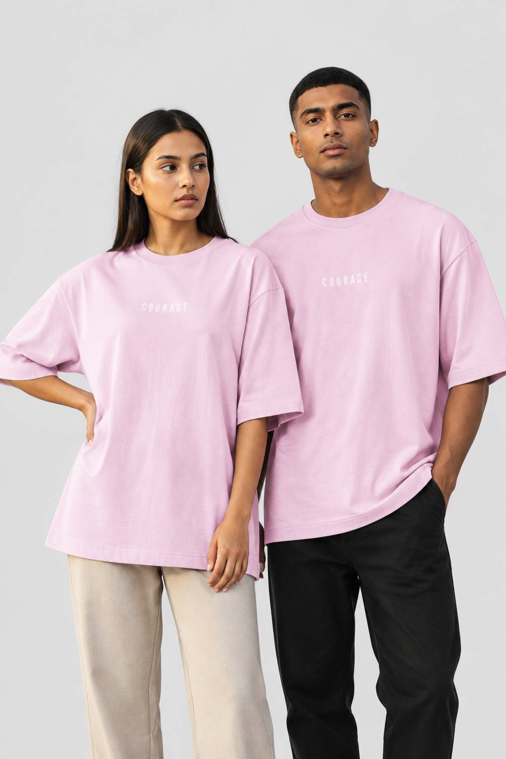 Unisex Oversized Standard T-Shirt – COURAGE
