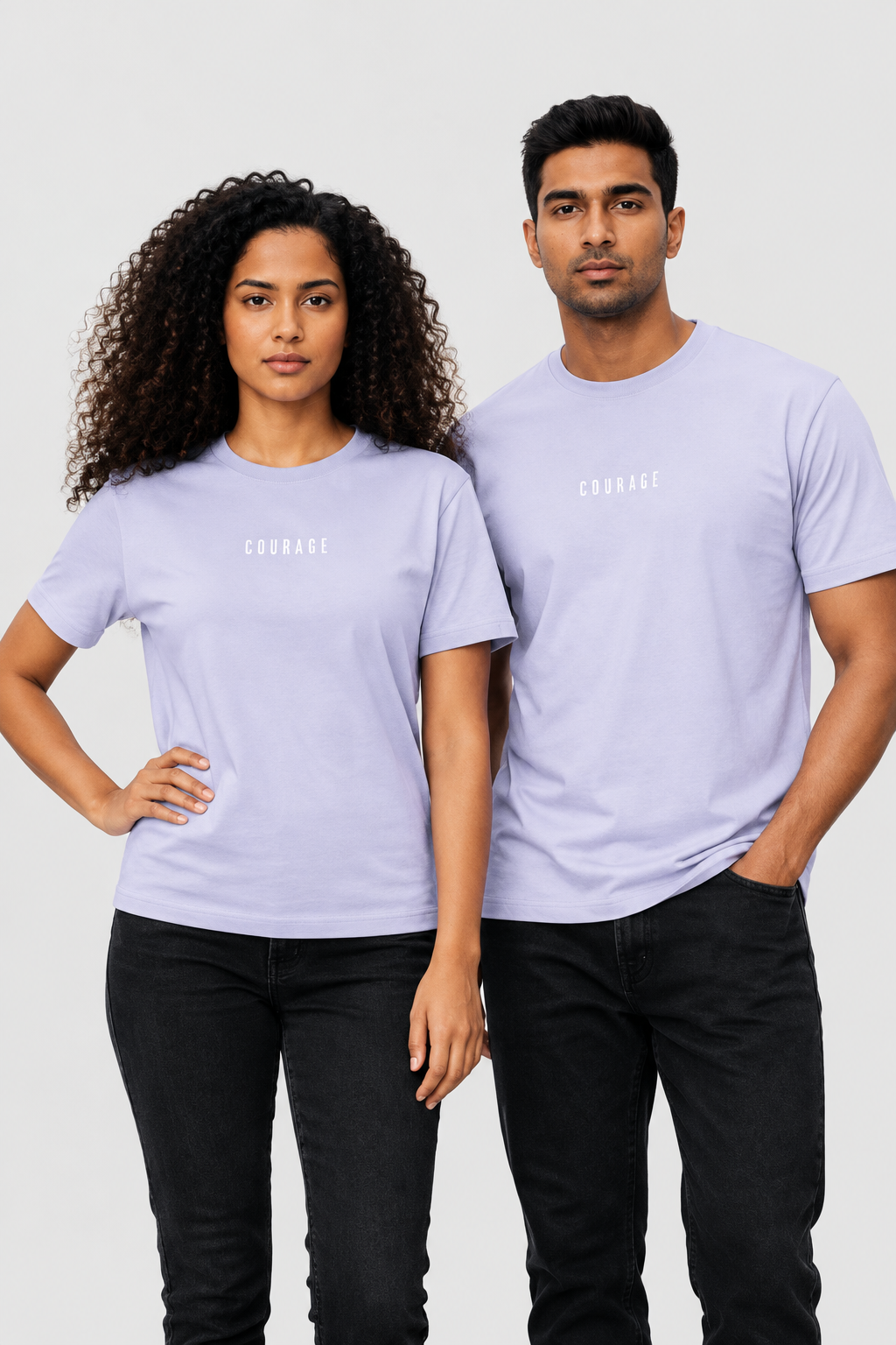 Unisex Stretch-T-Shirt – COURAGE