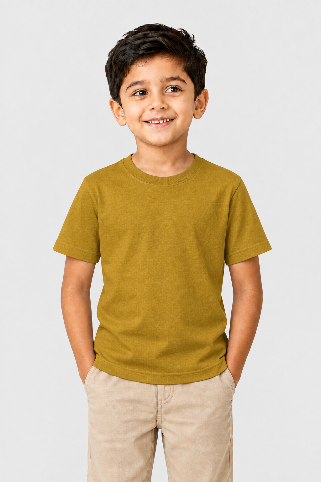 Boy's Crew Neck T-Shirt (7-11)Yrs - Personalized