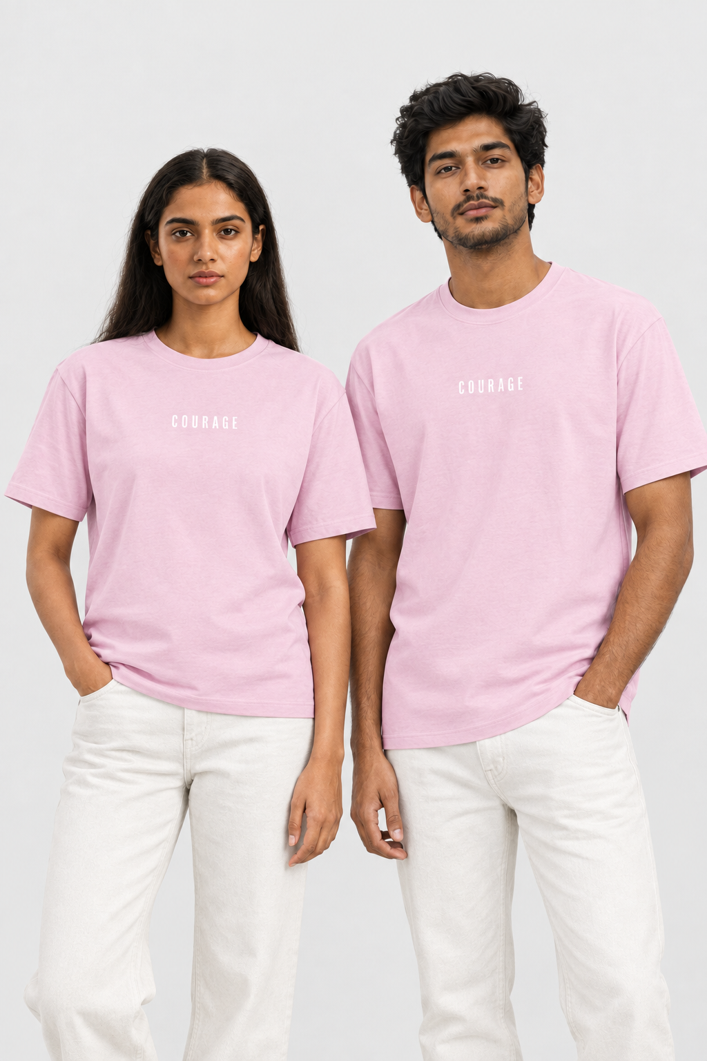 Unisex Classic Rundhals T-Shirt – COURAGE
