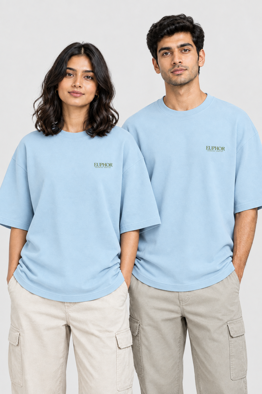 Unisex Frottee Oversized T-Shirt – Stickerei: Signature
