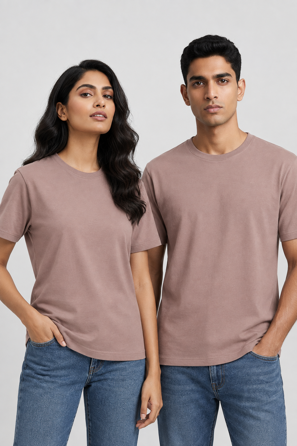 Unisex Klassisches Rundhals-T-Shirt - Unifarben