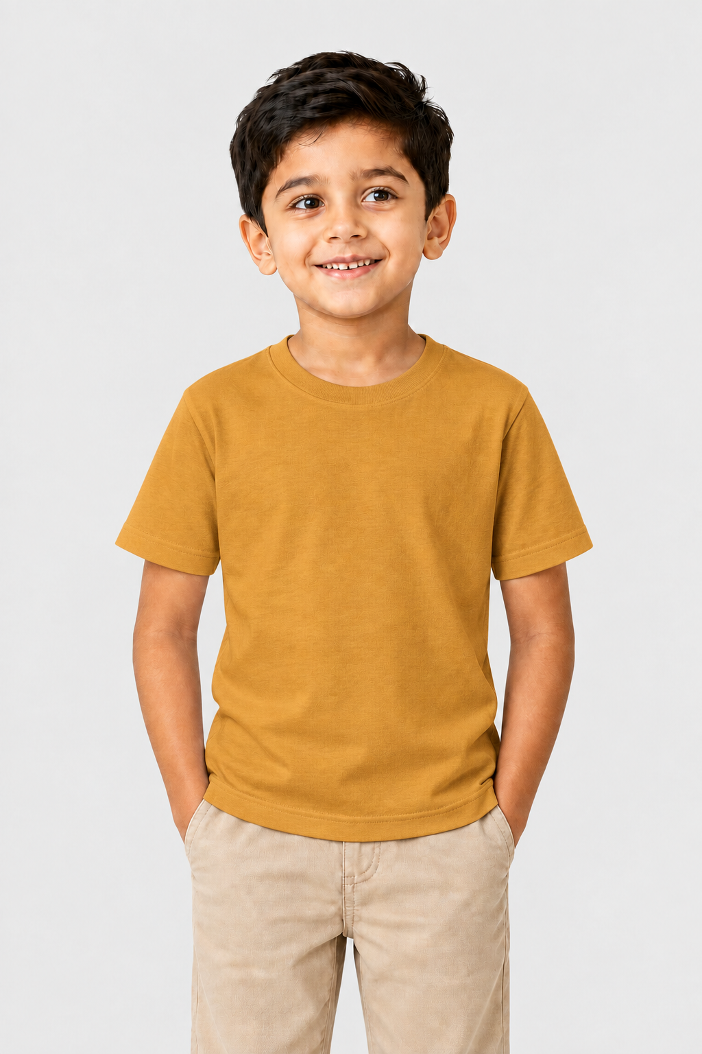 Boy's Crew Neck T-Shirt (7-11)Yrs - Personalized