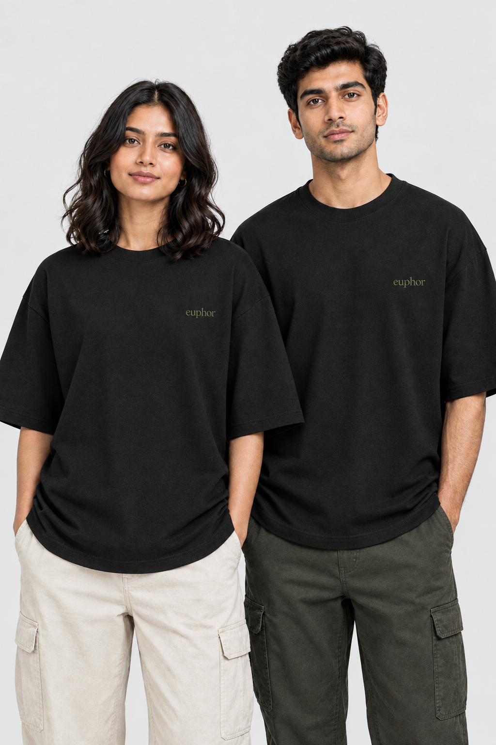 Unisex Oversized Classic T-Shirt - Stickerei: Signatur