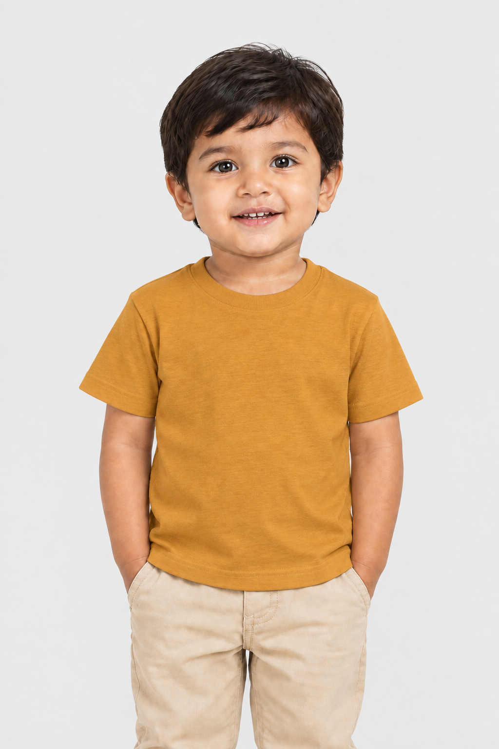 Boy's Crew Neck T-Shirt (0–47 Months) - Personalized