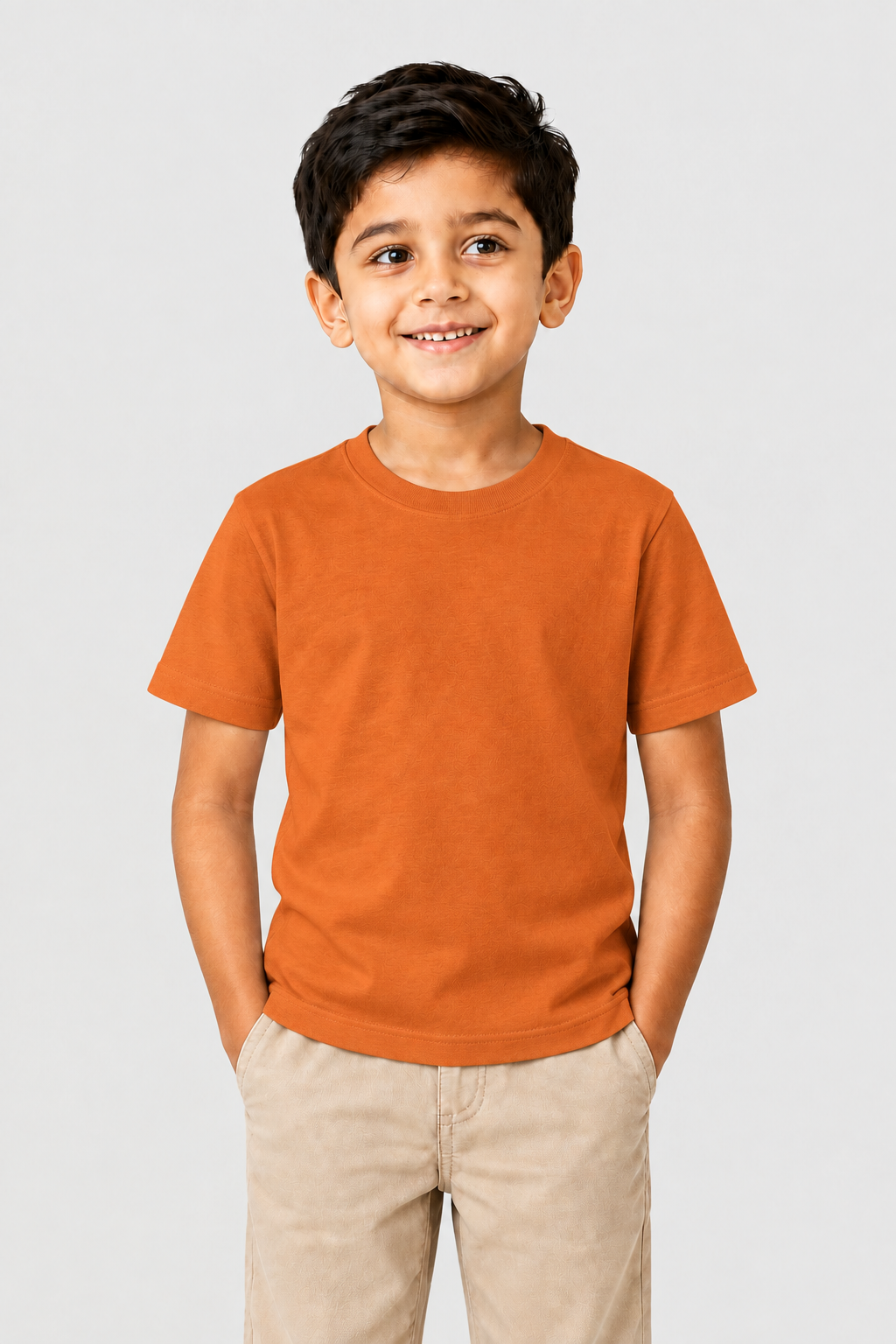 Boy's Crew Neck T-Shirt (7-11)Yrs - Personalized