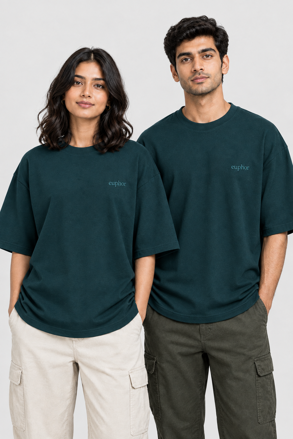 Unisex Oversized Classic T-Shirt - Stickerei: Signatur