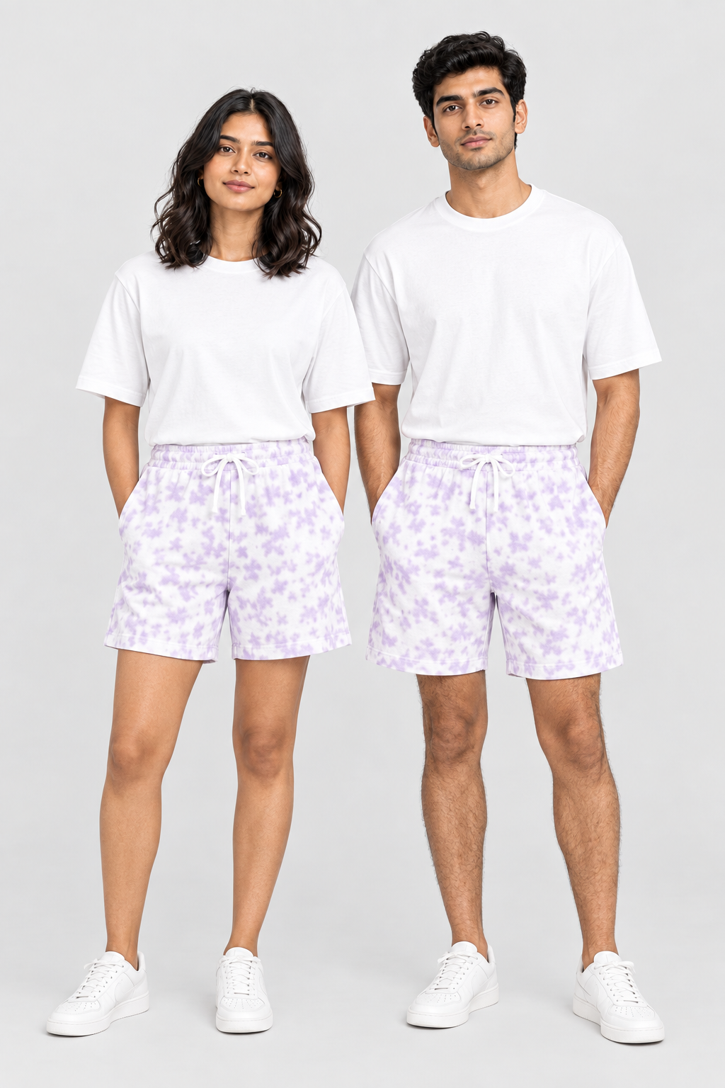 Unisex Batik-Shorts