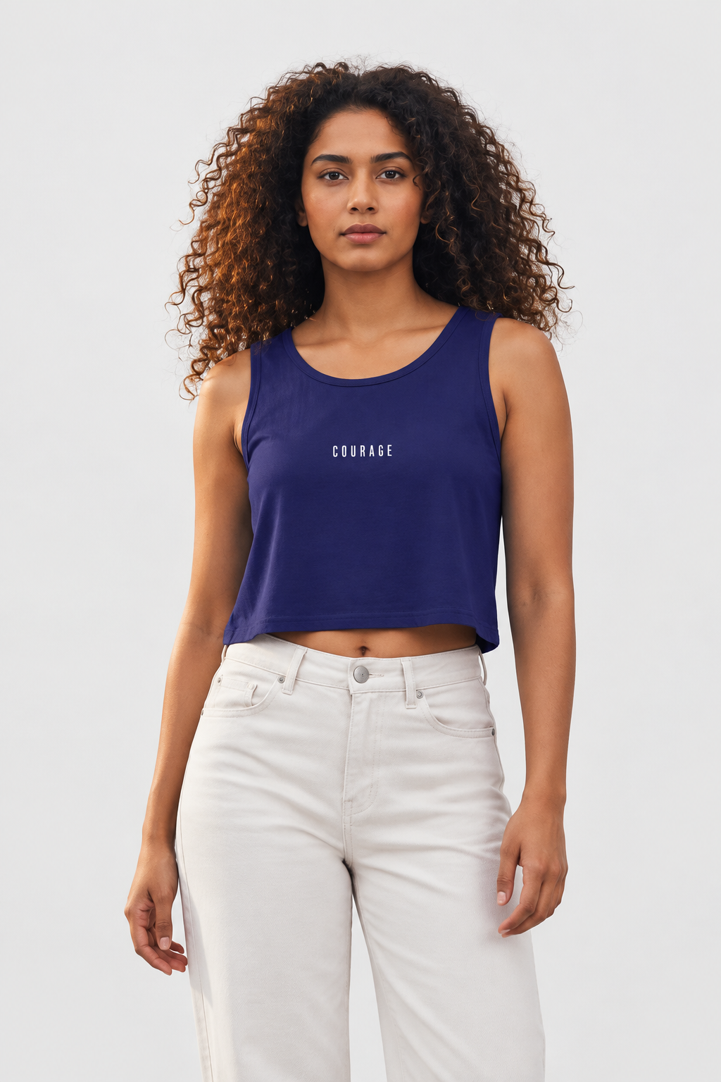 Crop-Tanktop – COURAGE