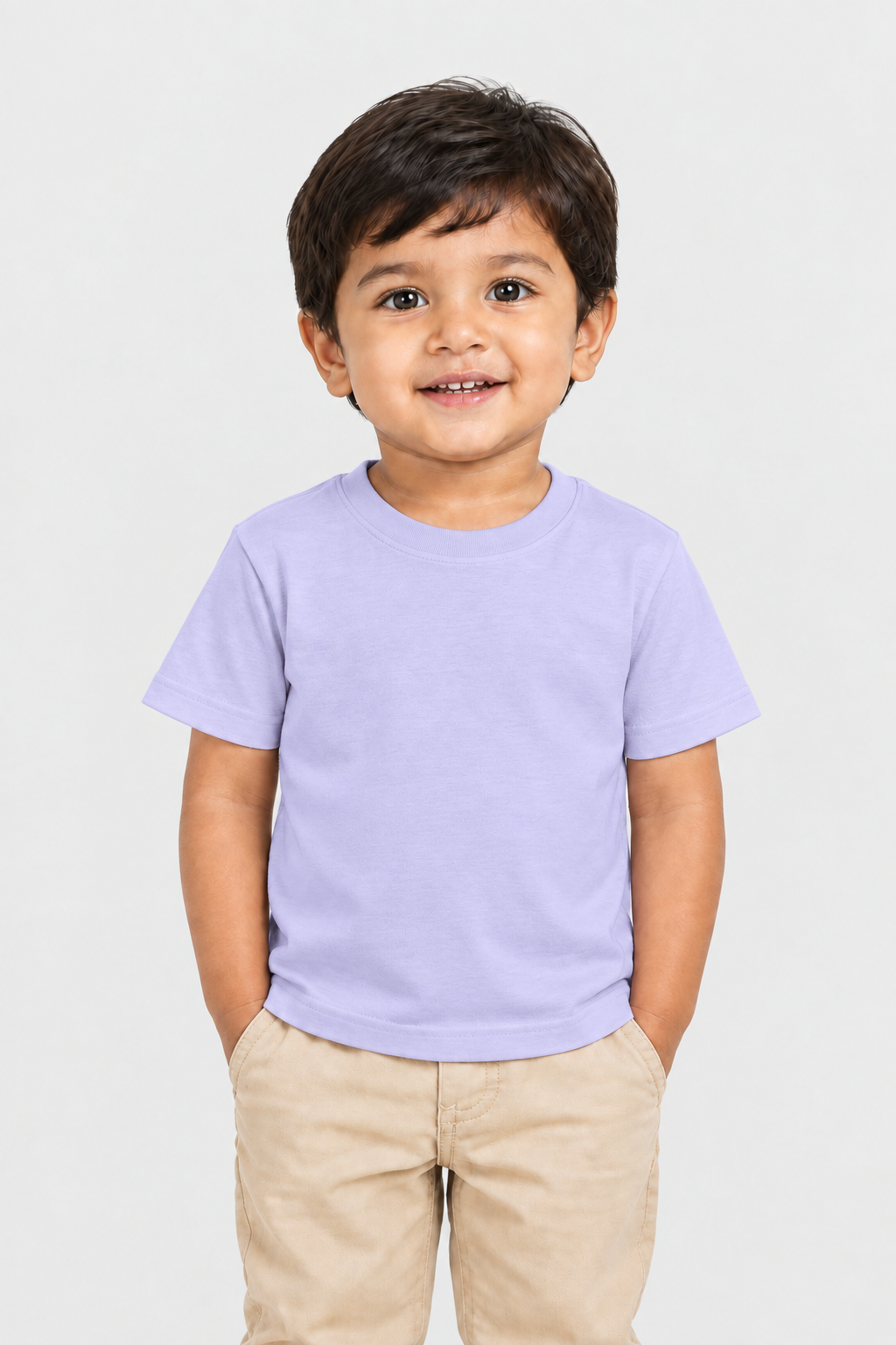 Boy's Crew Neck T-Shirt (0–47 Months) - Personalized