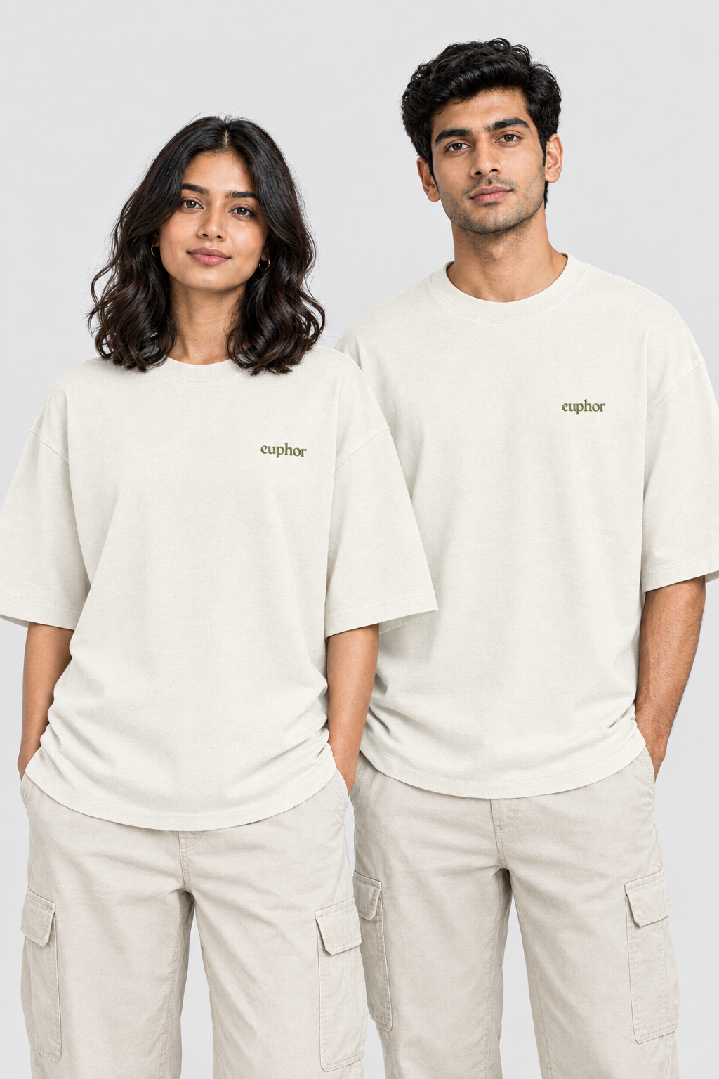 Unisex Oversized Classic T-Shirt - Stickerei: Signatur