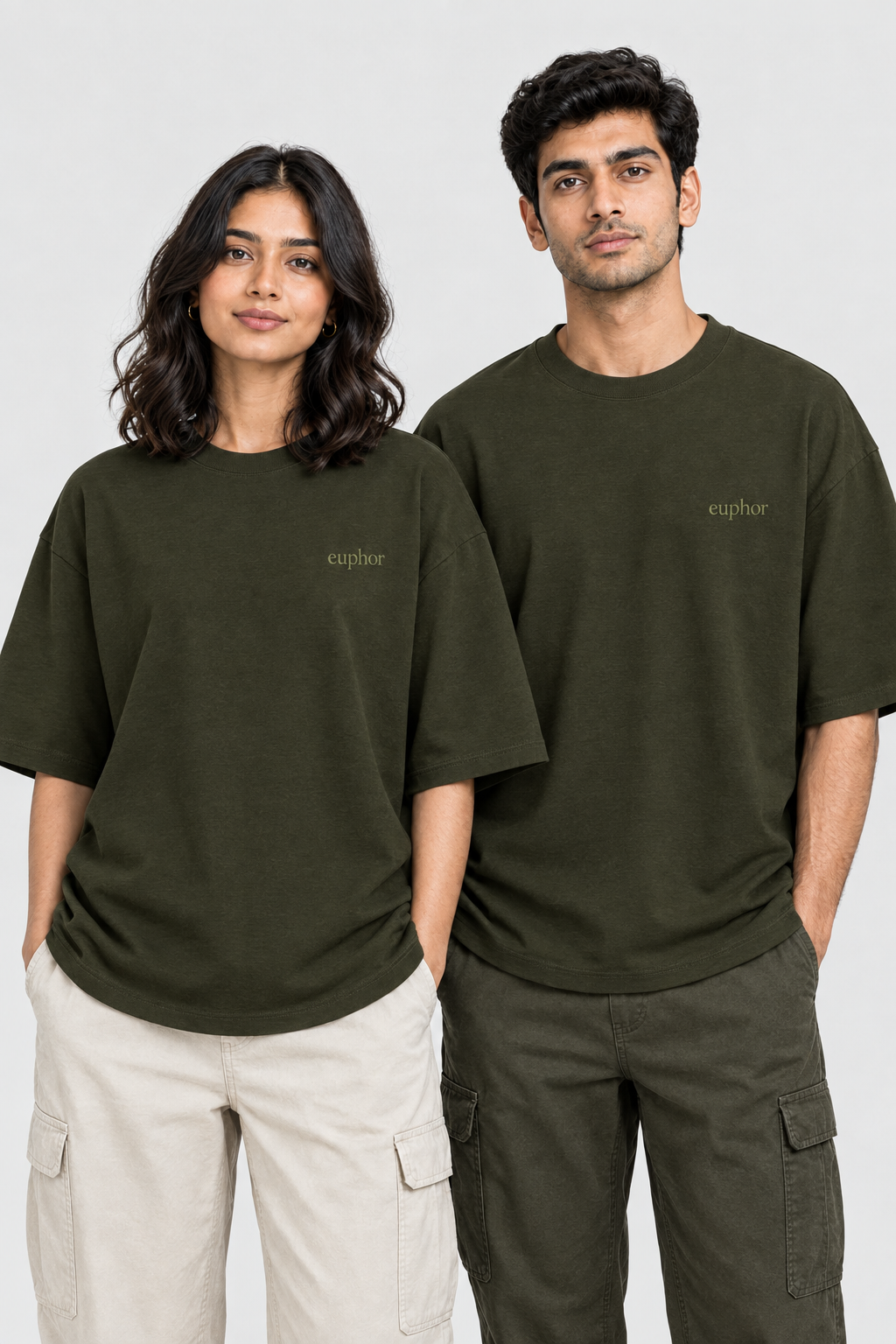 Unisex Oversized Classic T-Shirt - Stickerei: Signatur