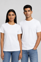 Plain Cotton Crew Neck T-Shirt for Men & Women – 180 GSM