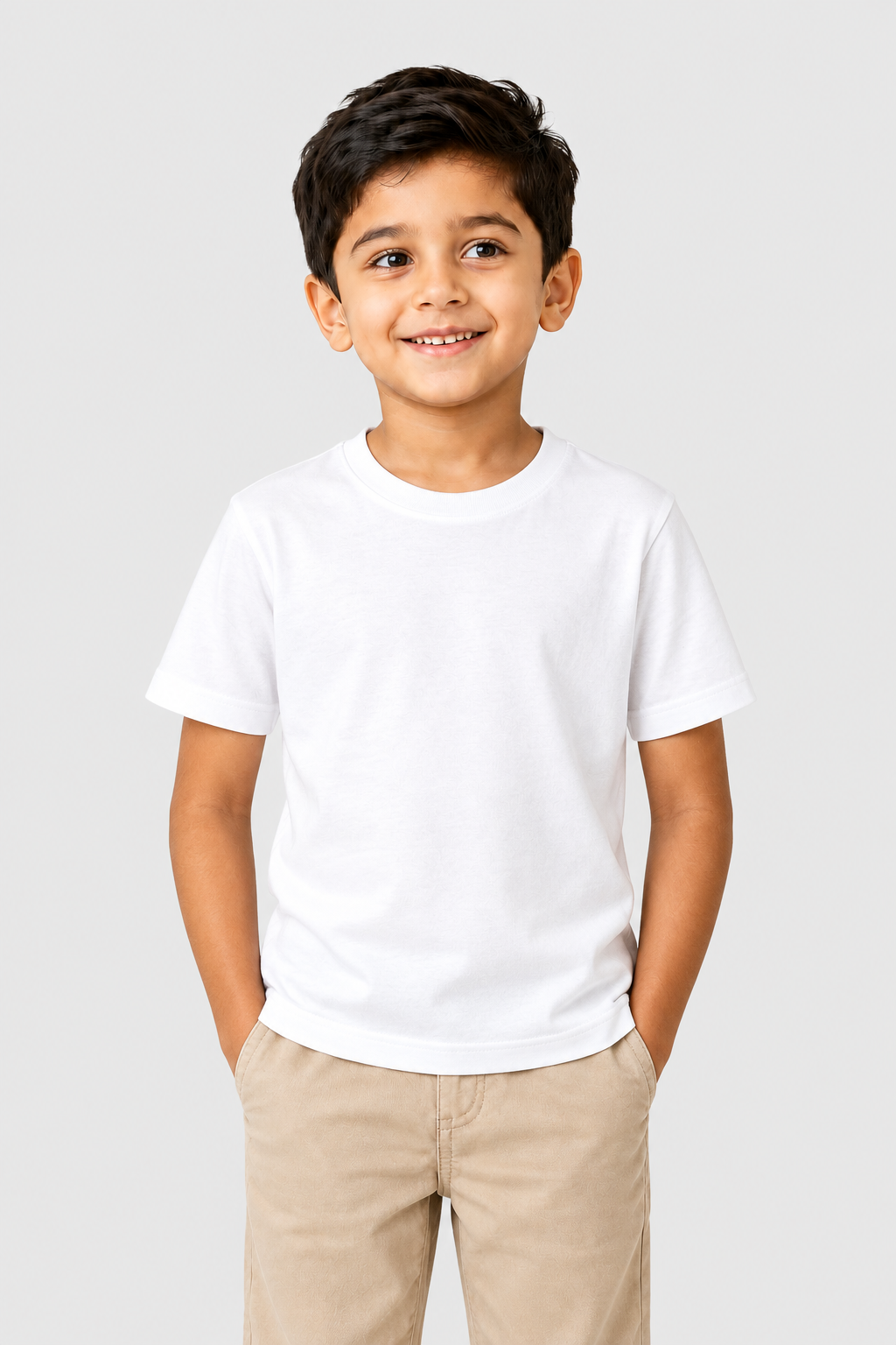 Boy's Crew Neck T-Shirt (7-11)Yrs - Personalized