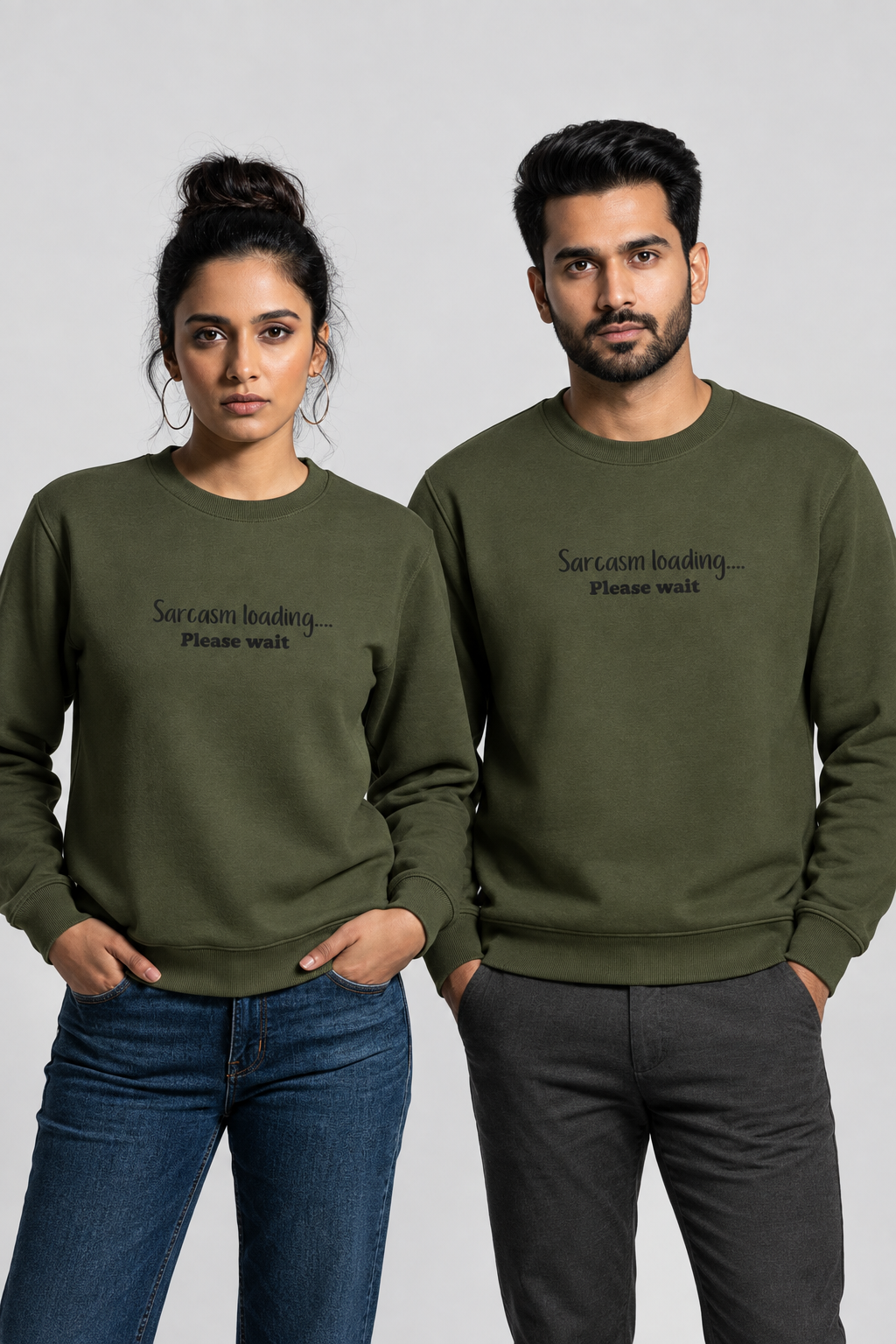 Unisex-Sweatshirt – Sarkasmus
