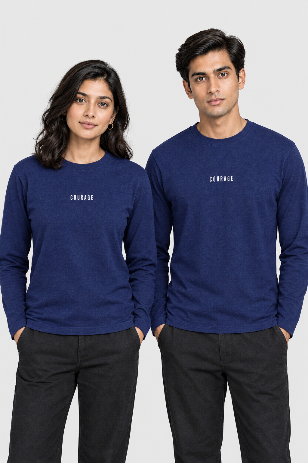 Herren Langarm-T-Shirt - COURAGE