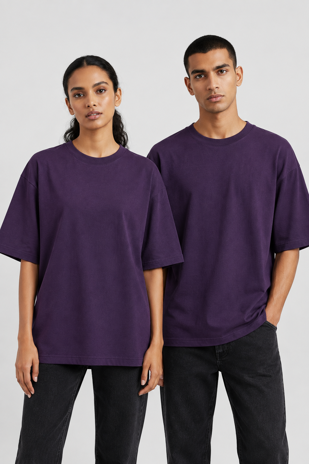 Unisex Oversize Klassisches T-Shirt – Uni