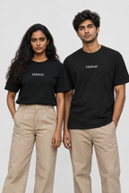 COURAGE Cotton Crew Neck T-Shirt for Men & Women – Regular Fit, 180 GSM