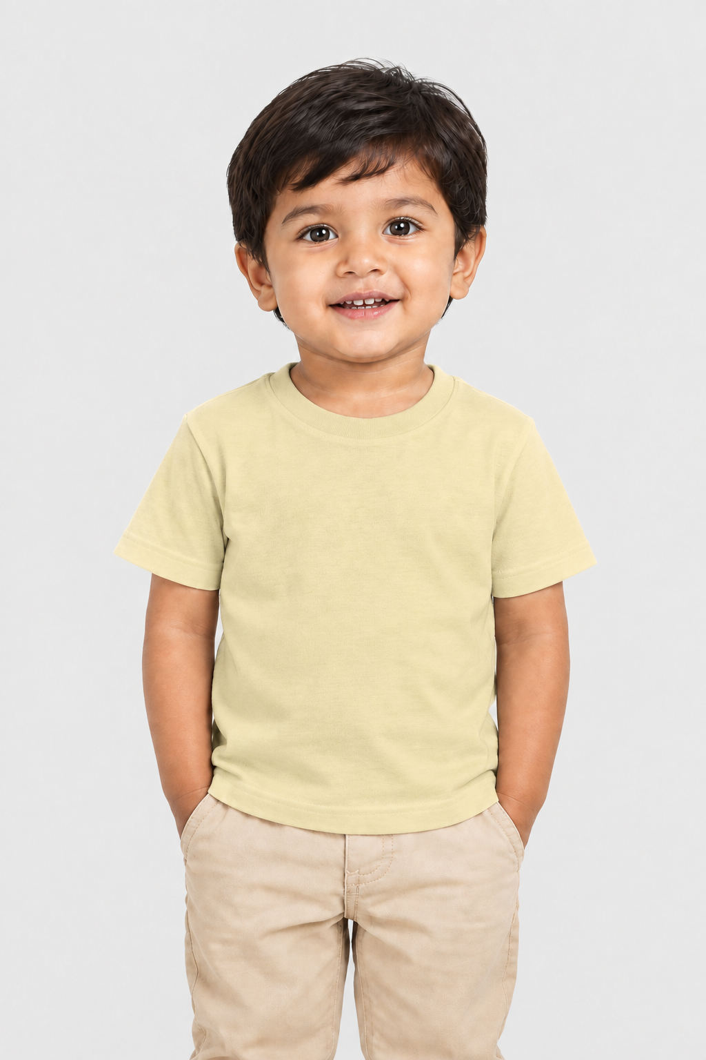Boy's Crew Neck T-Shirt (0–47 Months) - Personalized
