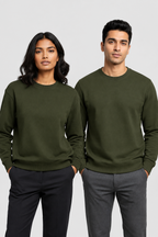 Plain Cotton Fleece Sweatshirt for Men & Women – 300 GSM