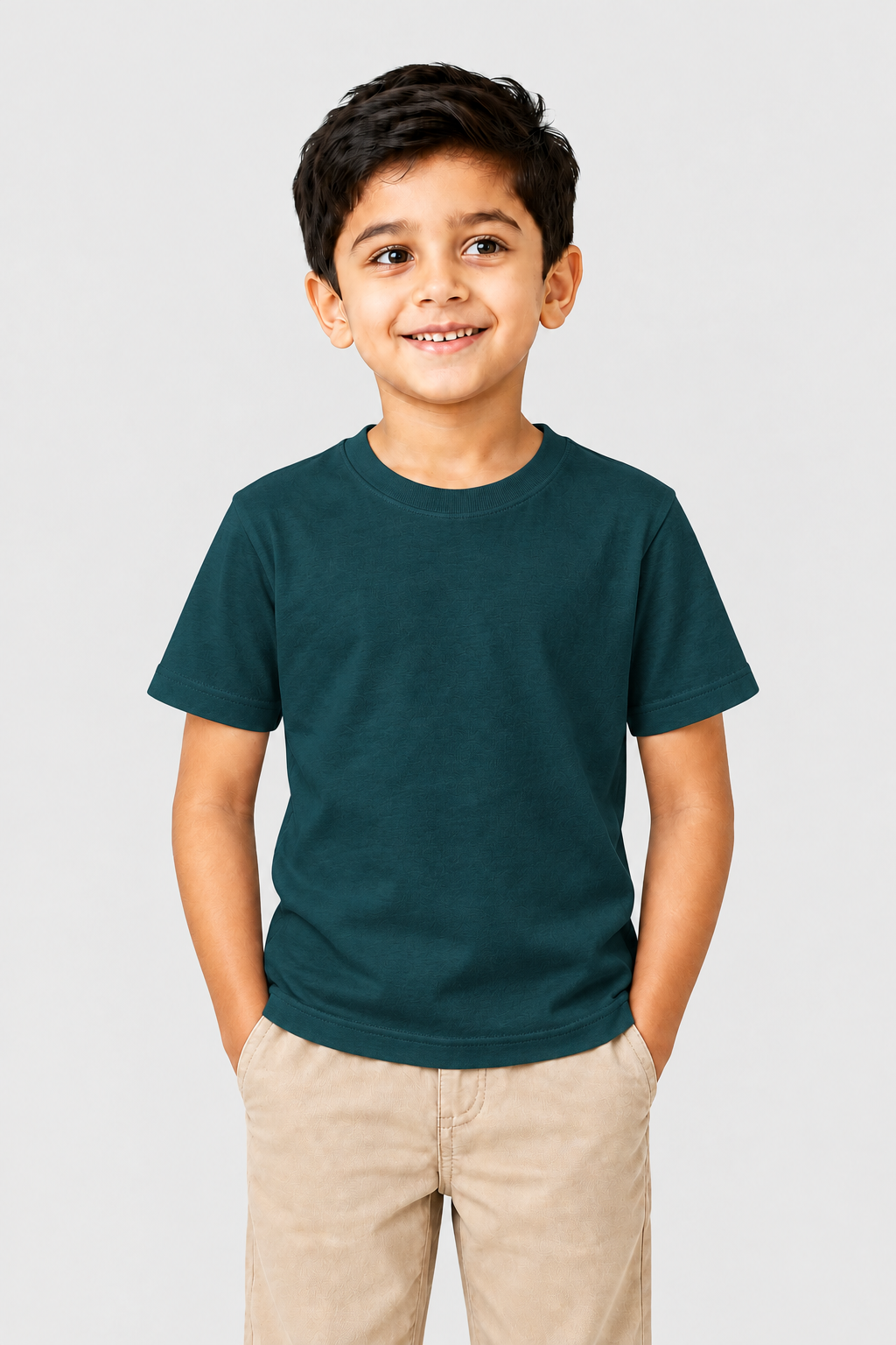 Boy's Crew Neck T-Shirt (7-11)Yrs - Personalized
