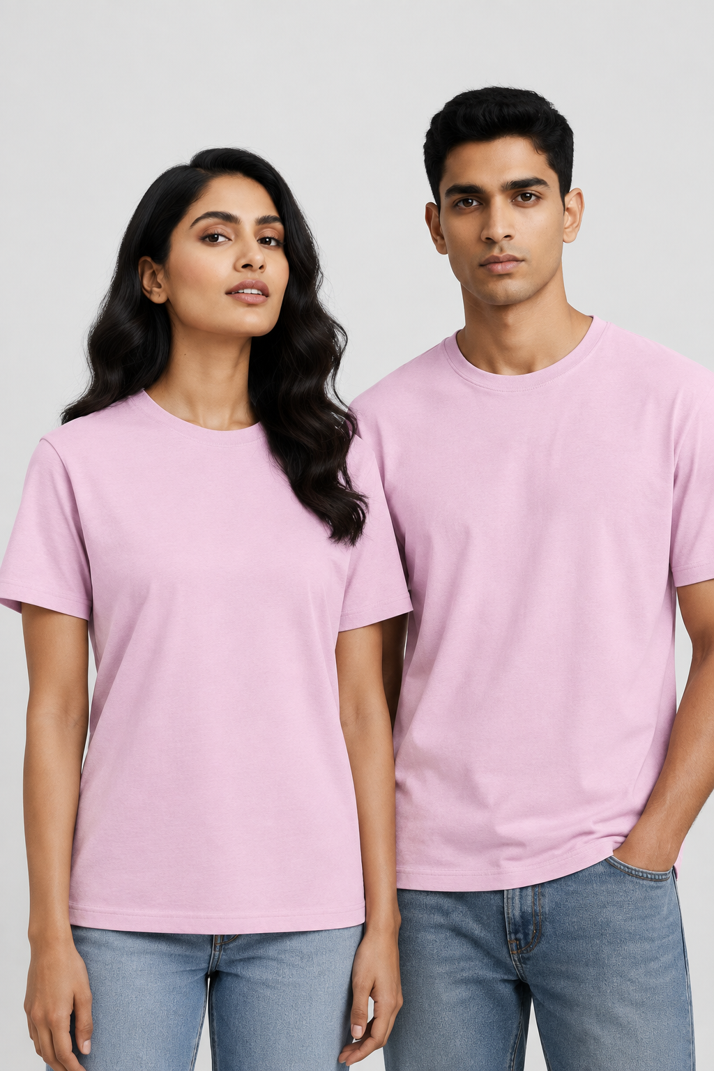 Unisex Klassisches Rundhals-T-Shirt - Unifarben