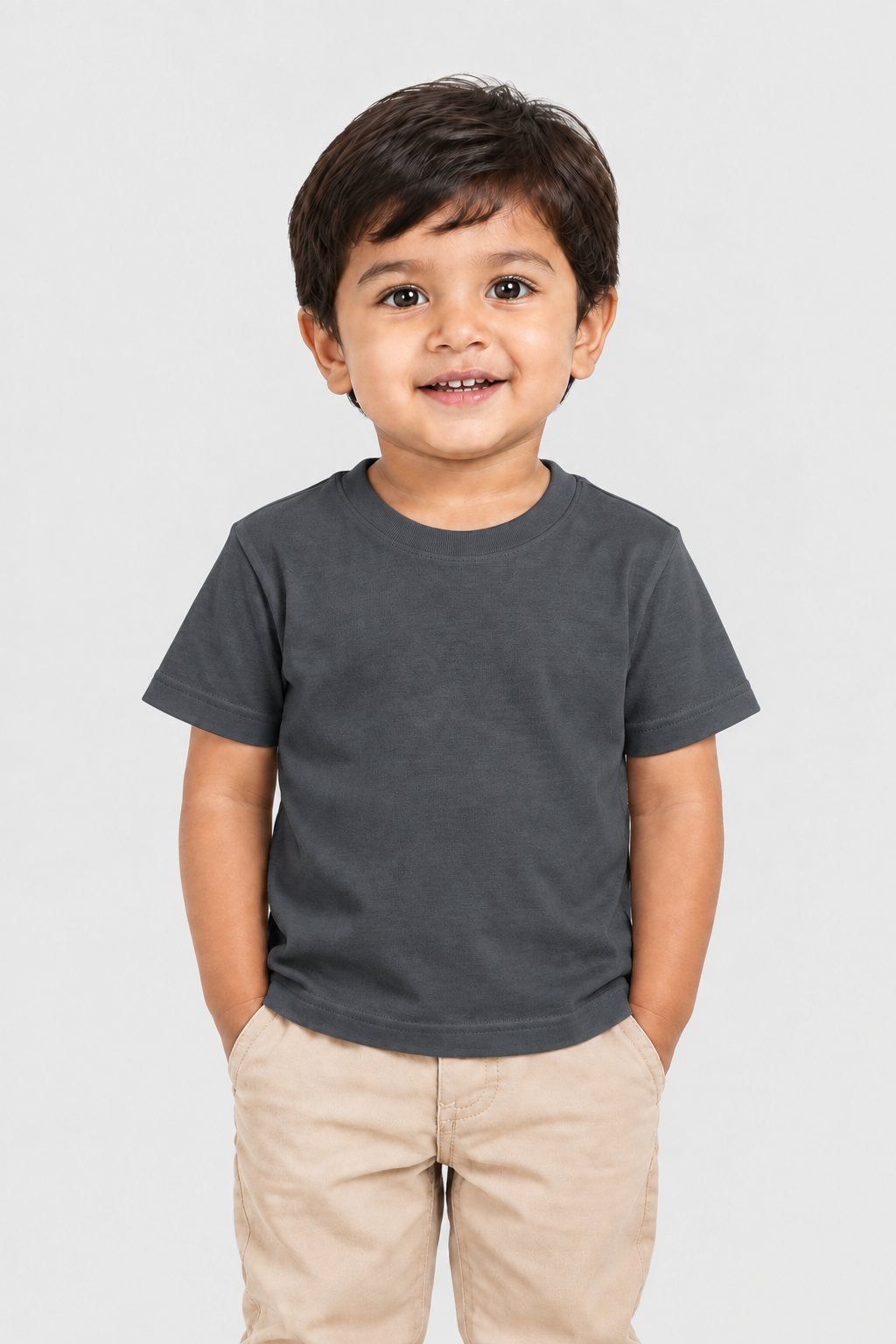 Boy's Crew Neck T-Shirt (0–47 Months) - Personalized