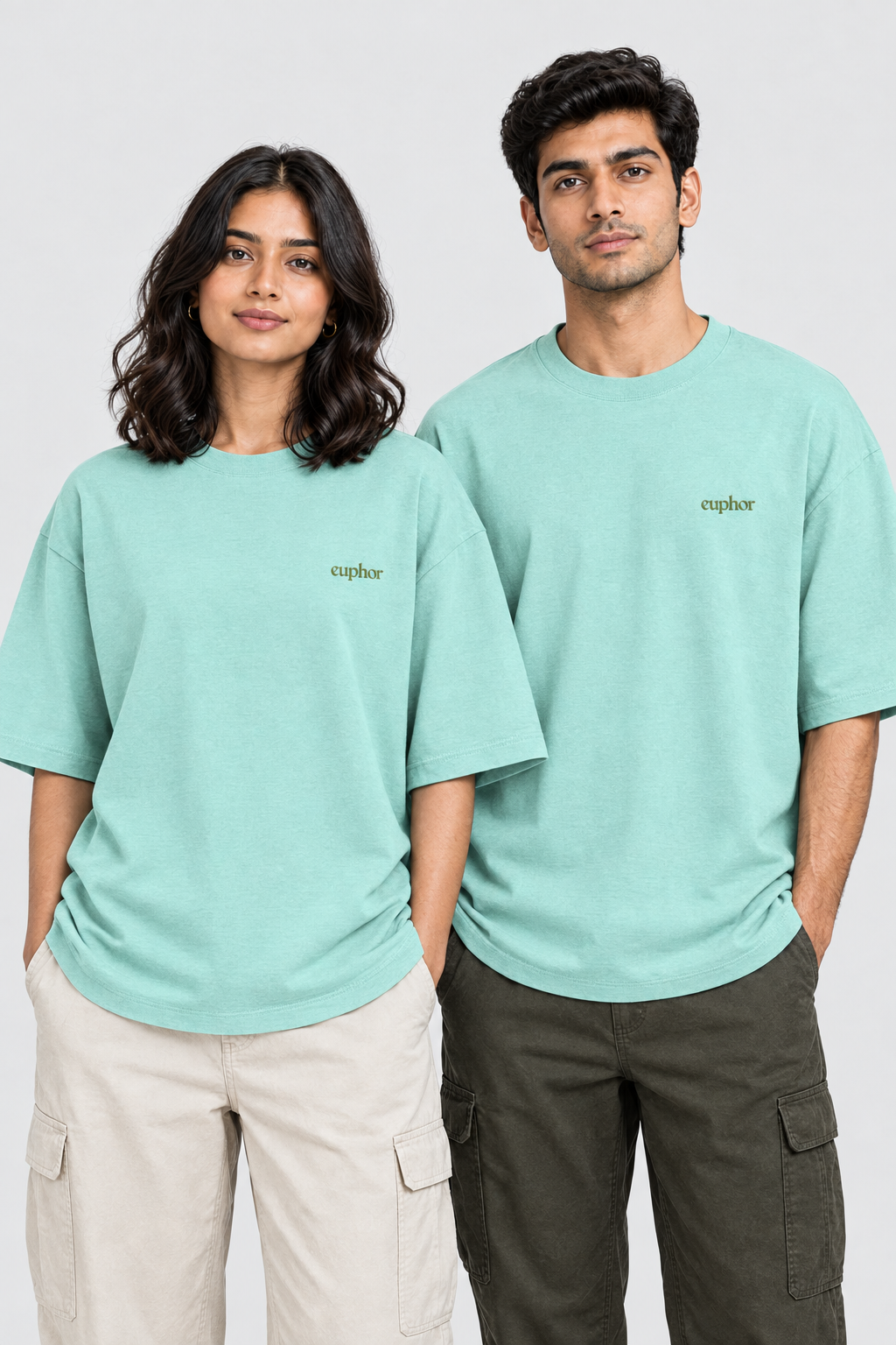 Unisex Oversized Classic T-Shirt - Stickerei: Signatur