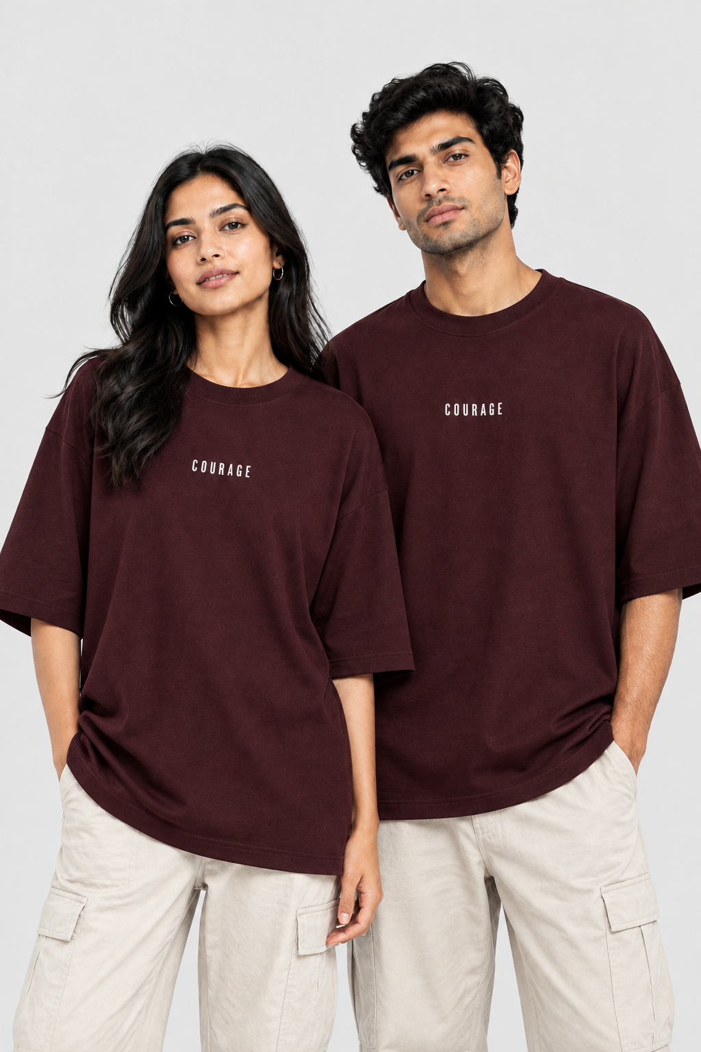 Unisex Oversized Classic T-Shirt – COURAGE