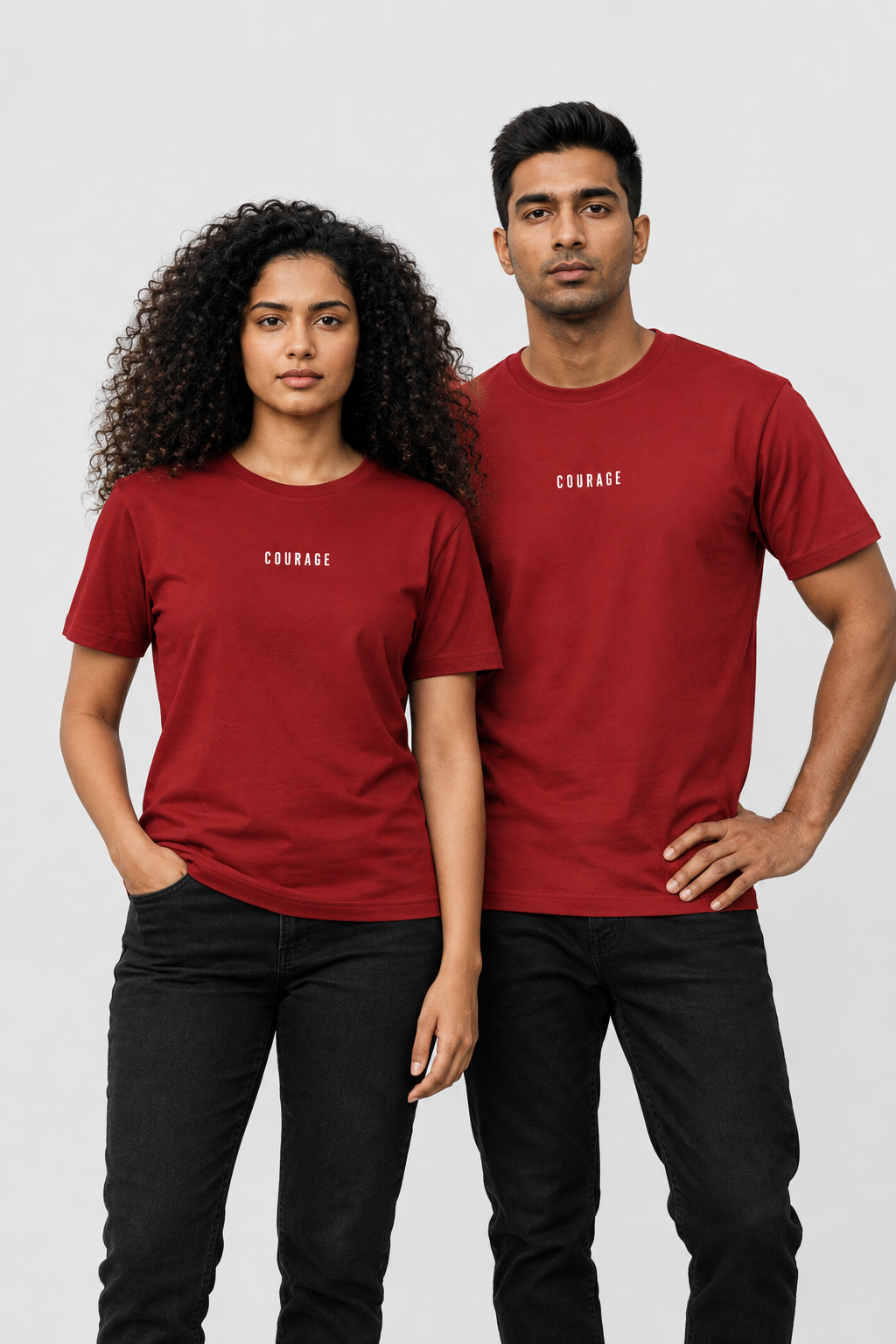 Unisex Stretch-T-Shirt – COURAGE