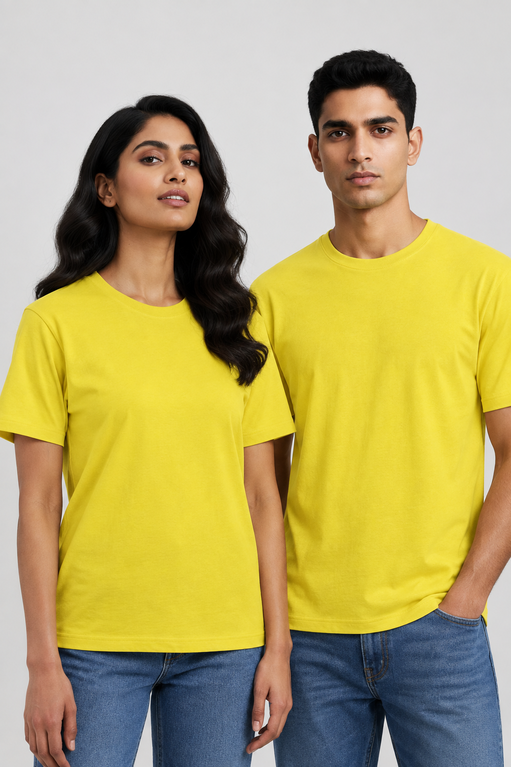 Unisex Klassisches Rundhals-T-Shirt - Unifarben