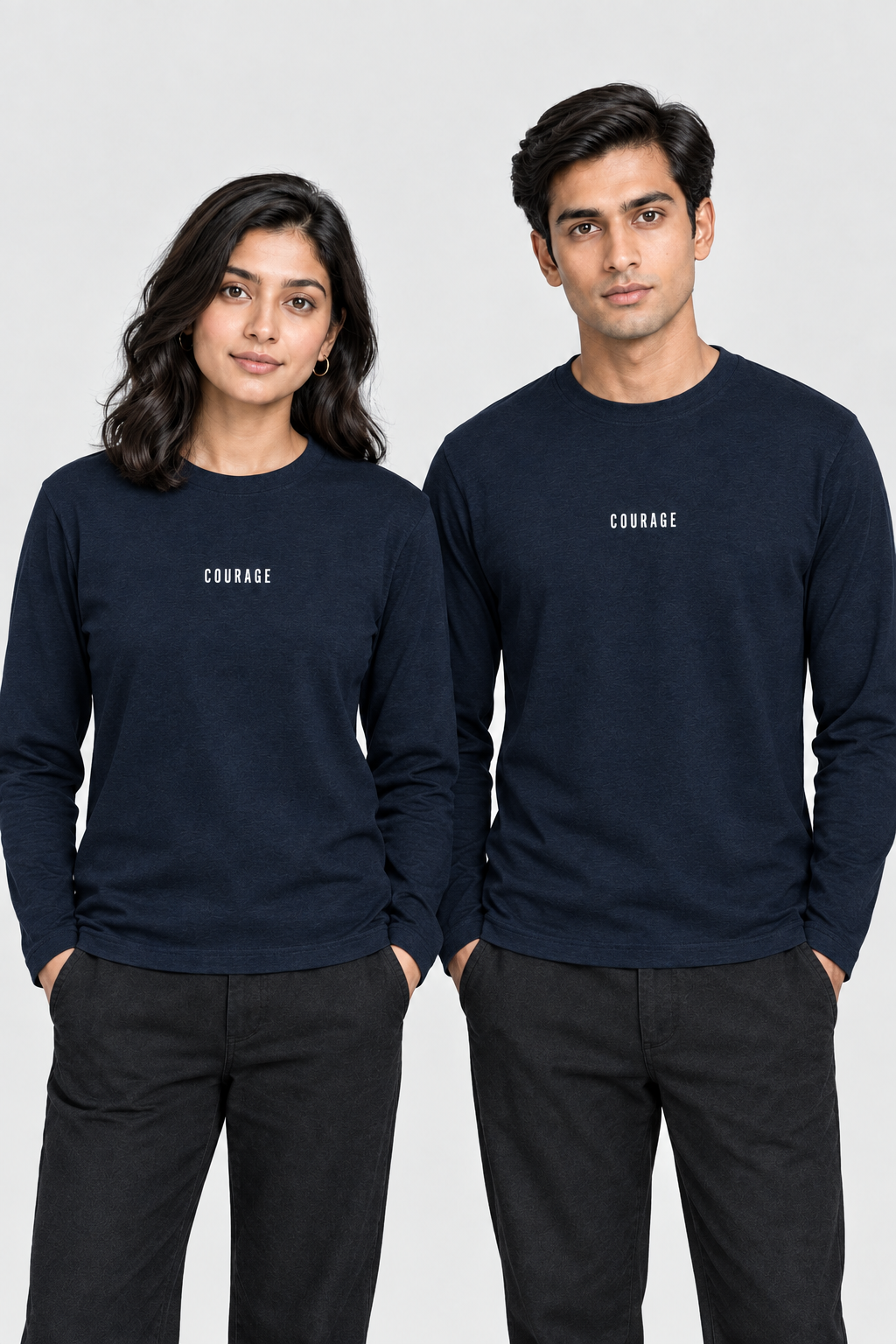 Herren Langarm-T-Shirt - COURAGE